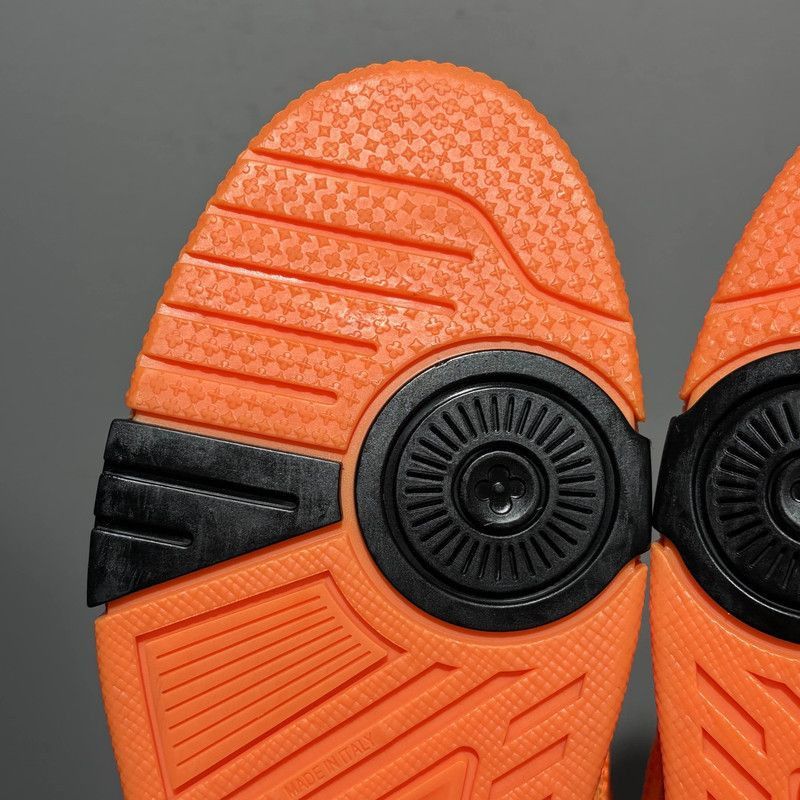 Louis Vuitton Louis Vuitton Skate Orange Low-Top Sneakers -2508 Size US 8.5 / EU 41-42 - 4 Thumbnail