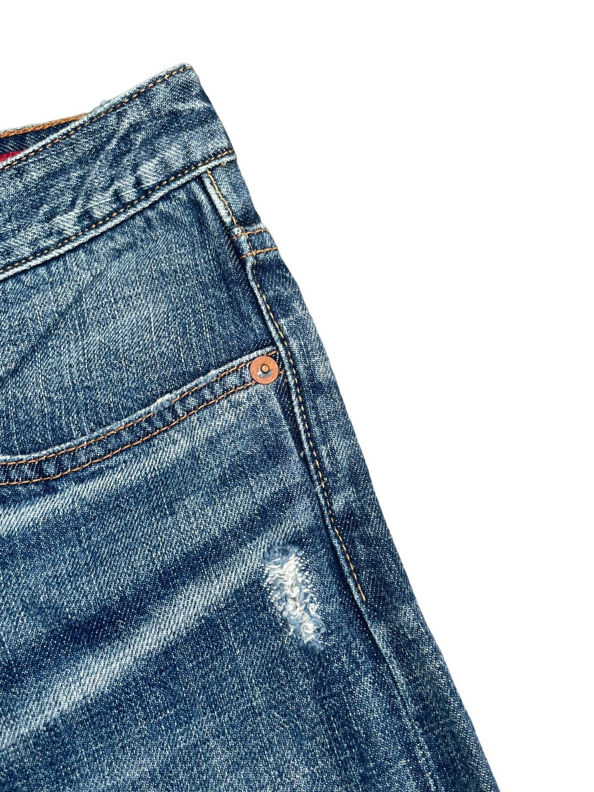 R.Newbold Min Rna Faded Distresed Denim Size 32" / US 10 / IT 46 - 5 Thumbnail