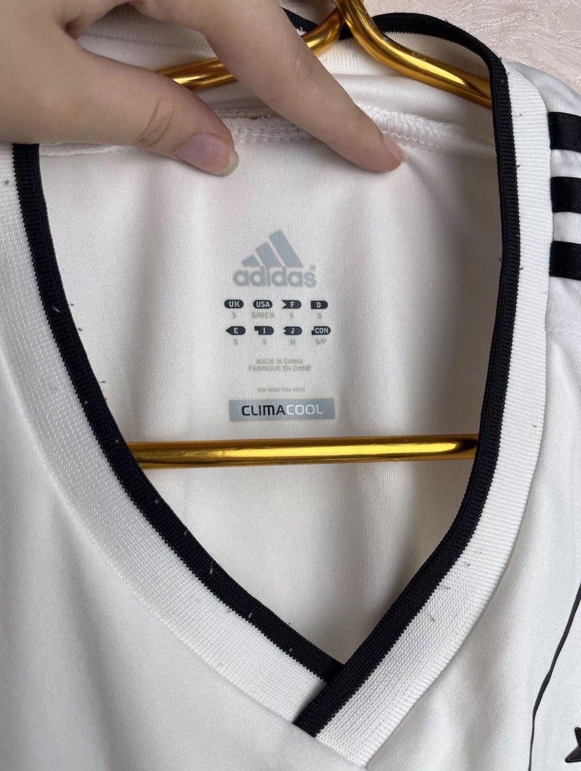 Adidas Adidas Germany White Soccer Jersey X20656 2012 Men's Size S Size US S / EU 44-46 / 1 - 6 Thumbnail