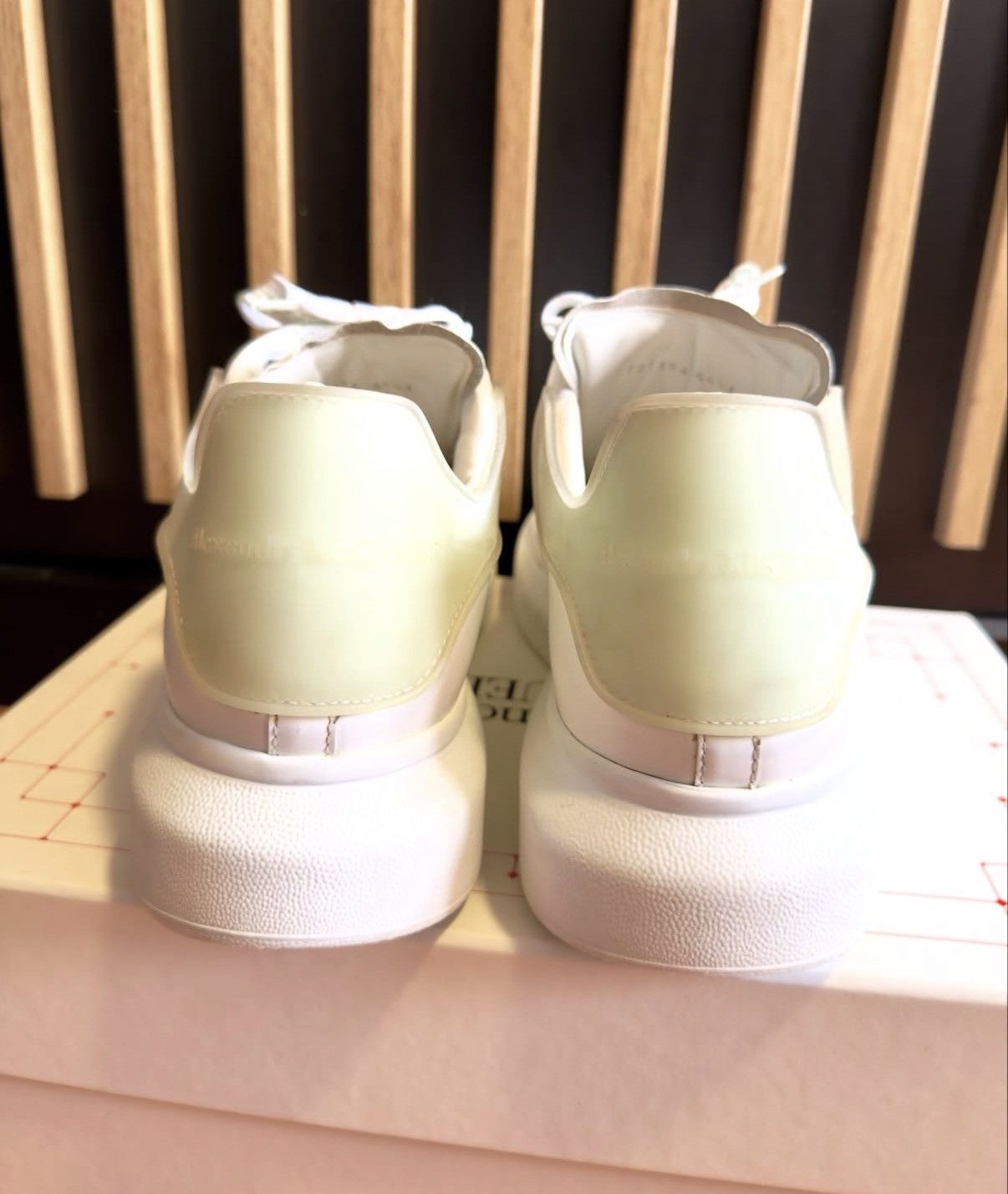 Alexander McQueen Alexander McQueen Oversized sneakers ( transparent mint) Size US 10.5 / EU 43-44 - 3 Thumbnail
