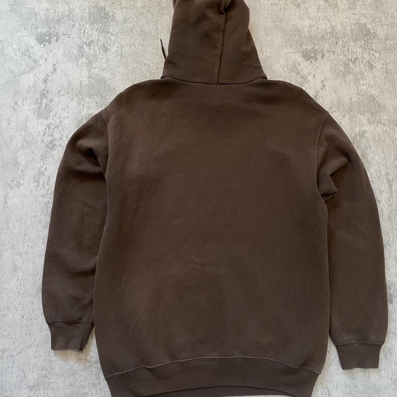 Fruit Of The Loom Brown Fruit of the Loom hoodie Hoodie Boxy 2000s Size US M / EU 48-50 / 2 - 2 Thumbnail