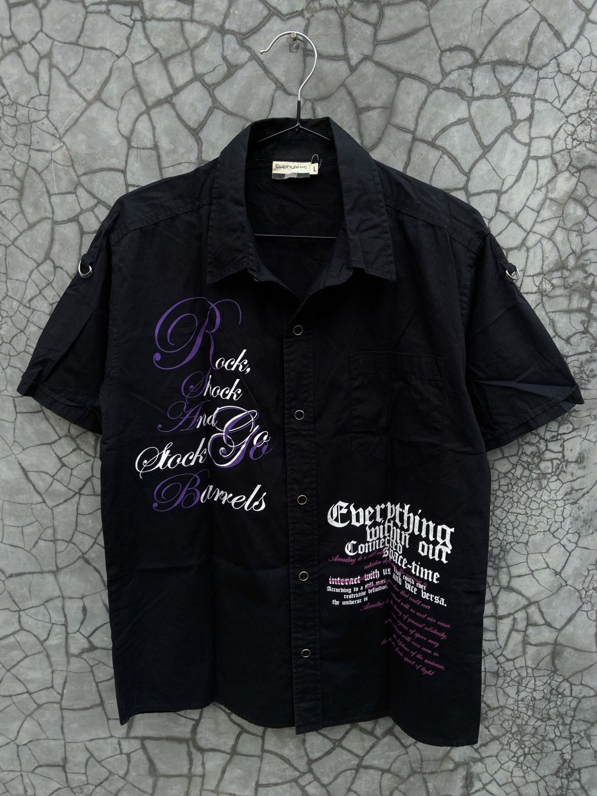 Beauty Beast × If Six Was Nine × Le Grande Bleu (L.G.B.) Euphuistic Poem Bondage Punk Rock Gothic Vkei Harajuku Size US L / EU 52-54 / 3 - 2 Thumbnail