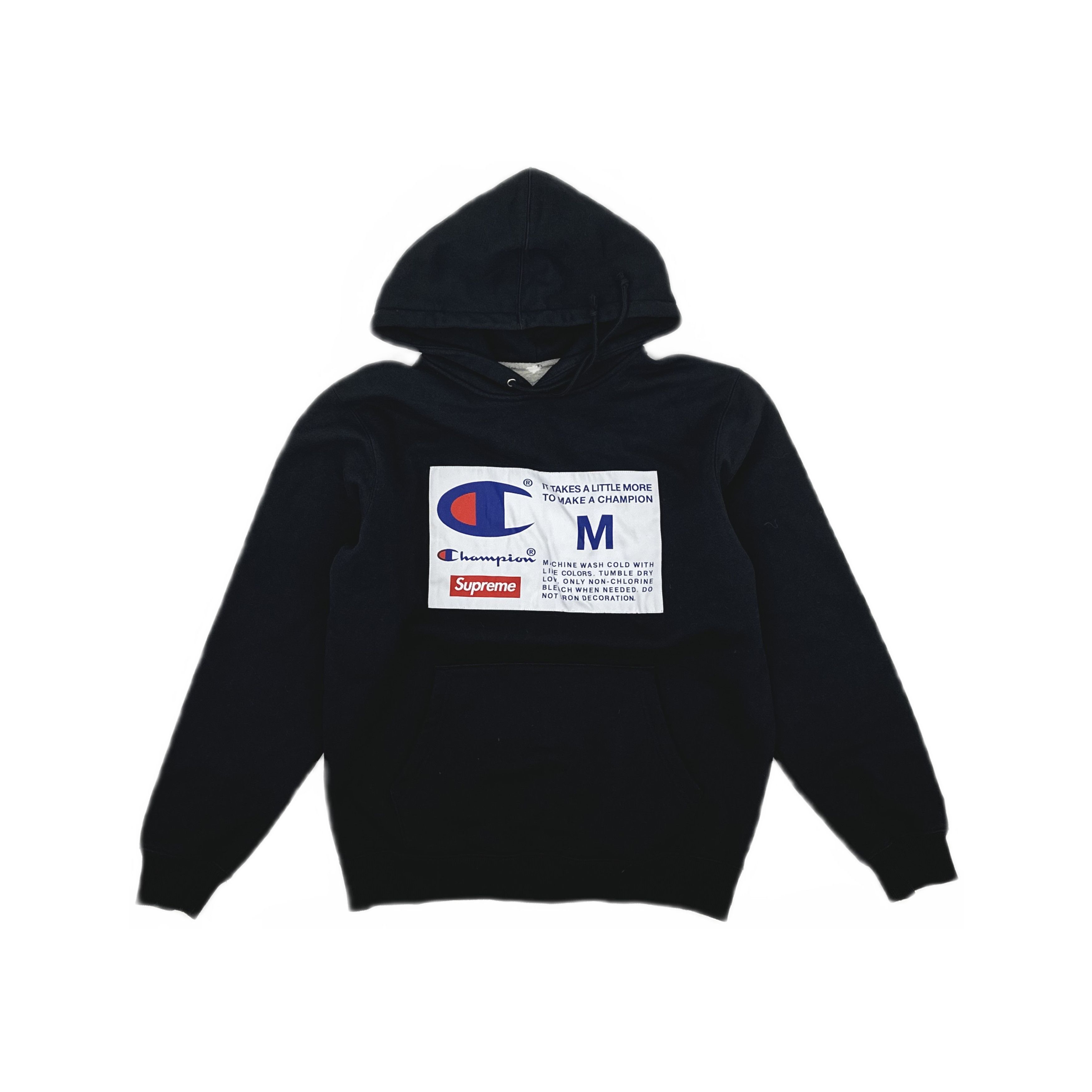 Champion × Supreme Supreme X Champion Stacked C Hoodie | Grailed