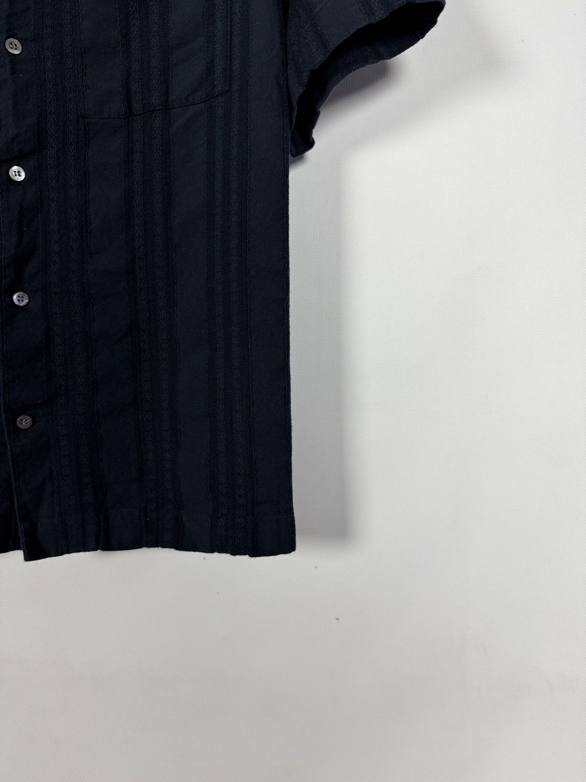 Cos COS Textured Stripe Short Sleeve Shirt Regular Fit Size L Size US L / EU 52-54 / 3 - 5 Thumbnail
