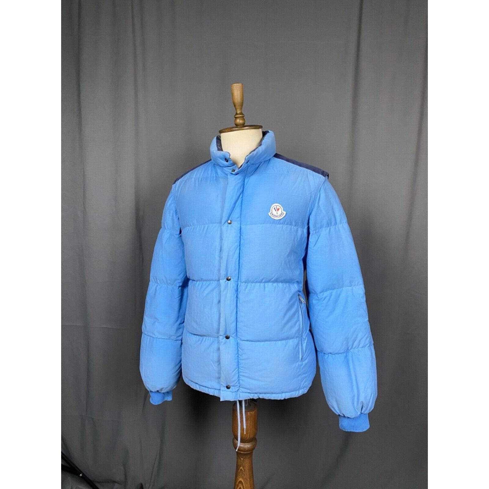Moncler RARE! Moncler Monckler Grenoble VTG Blue Down Insulated Puf Size US L / EU 52-54 / 3 - 4 Thumbnail