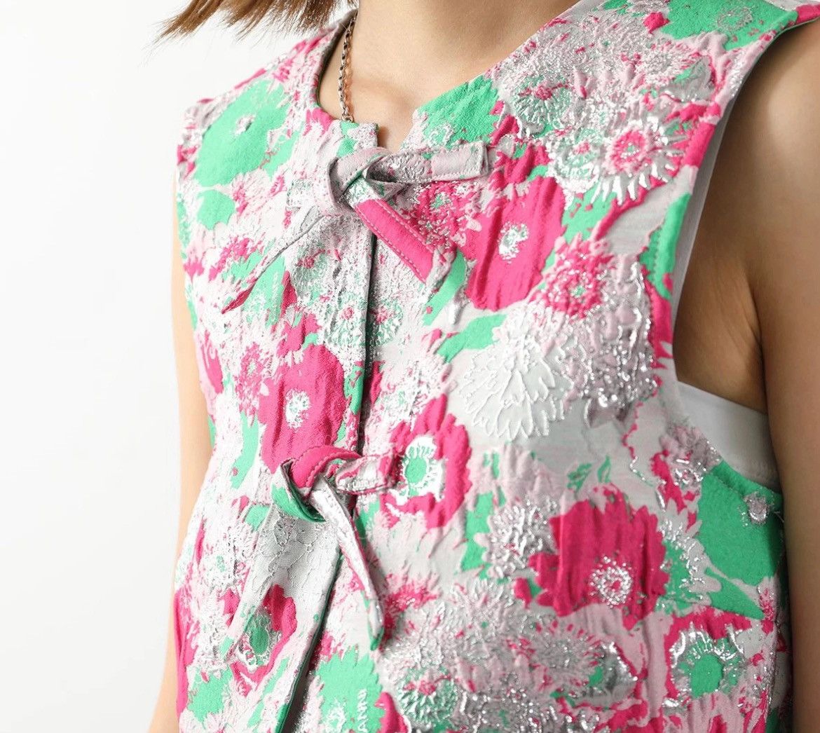 Ganni GANNI 3D Floral Ribbon Top Size M / US 6-8 / IT 42-44 - 2 Thumbnail