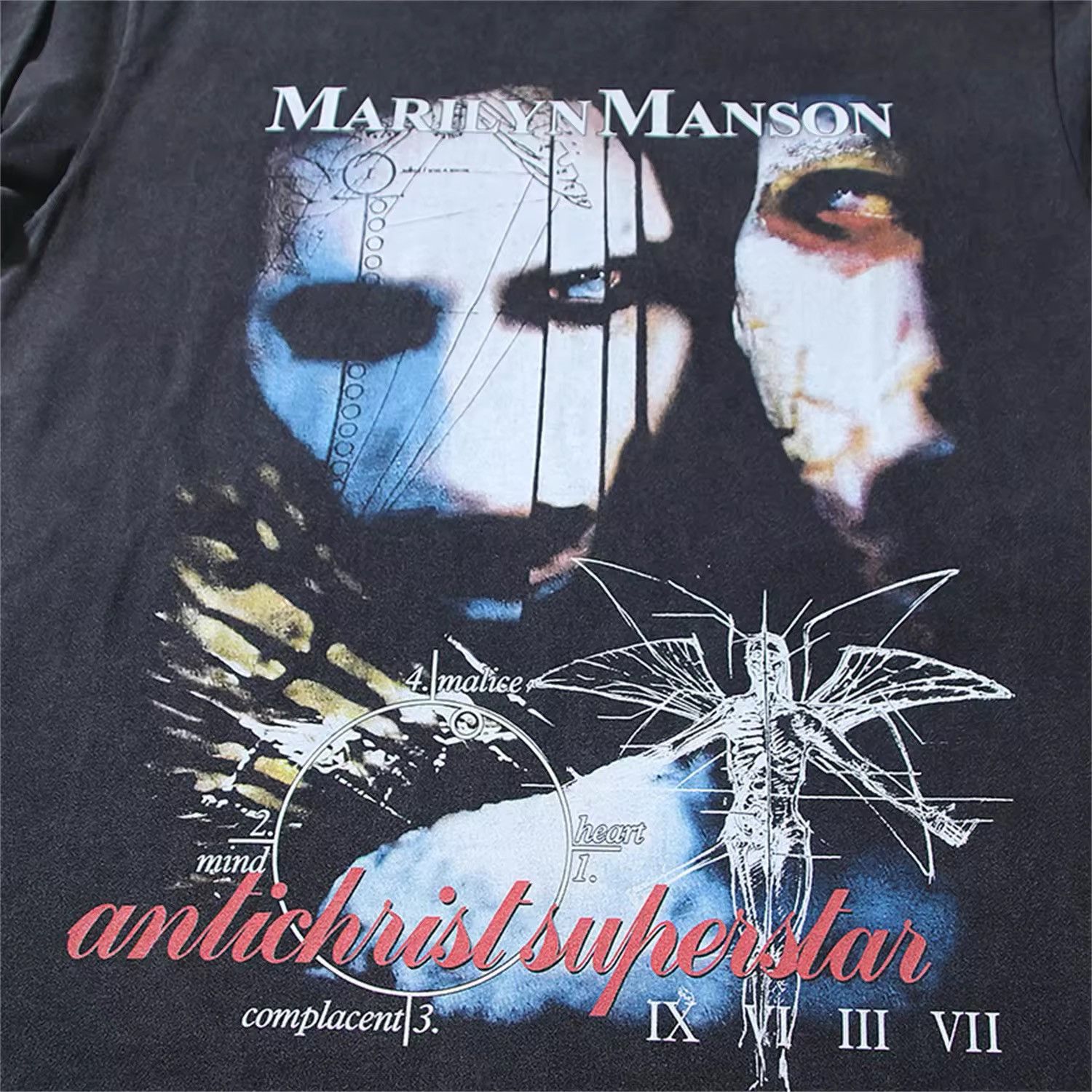 Japanese Brand Vintage M'M Portrait Rock Graphic Printed T-Shirt Size US L / EU 52-54 / 3 - 2 Thumbnail
