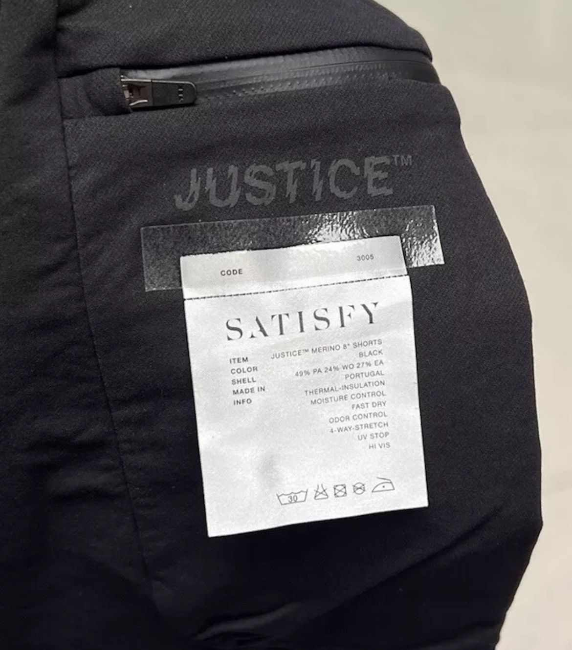 Satisfy SATISFY Justice Merino 8" Trail Running Shorts Men’s 1/S EUC Size US 30 / EU 46 - 4 Thumbnail