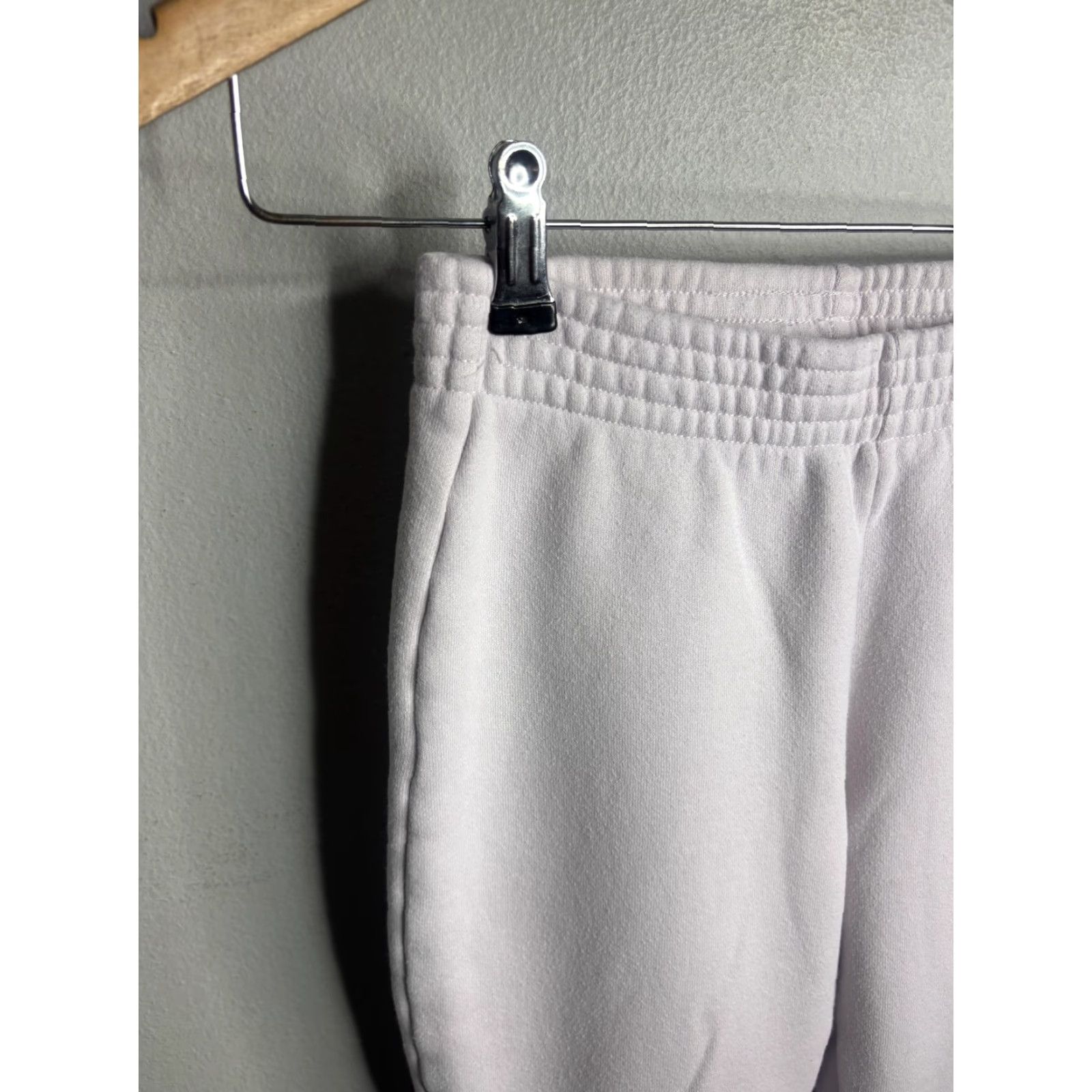 TNA Tna Sweatpants Womens XS White Straight Leg Elastic Waist Pockets Lounge Fleece Size 42" / US 20 - 5 Thumbnail