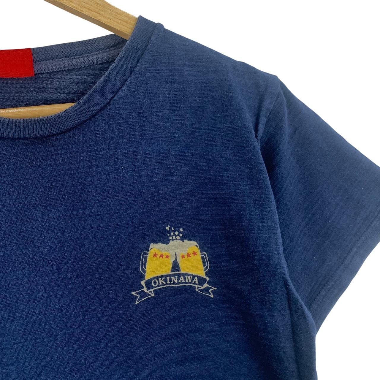 Other ORION OKINAWA DRAFT BEER Pure Indigo Tee Shirt Size US L / EU 52-54 / 3 - 5 Thumbnail