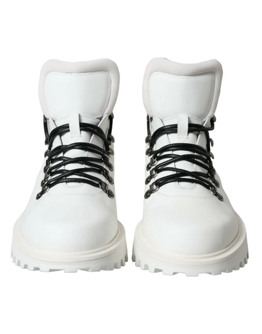 Dolce & Gabbana o1y0125 Logo Ankle Boots in White/Light Pink Size US 7 / EU 40 - 2 Thumbnail