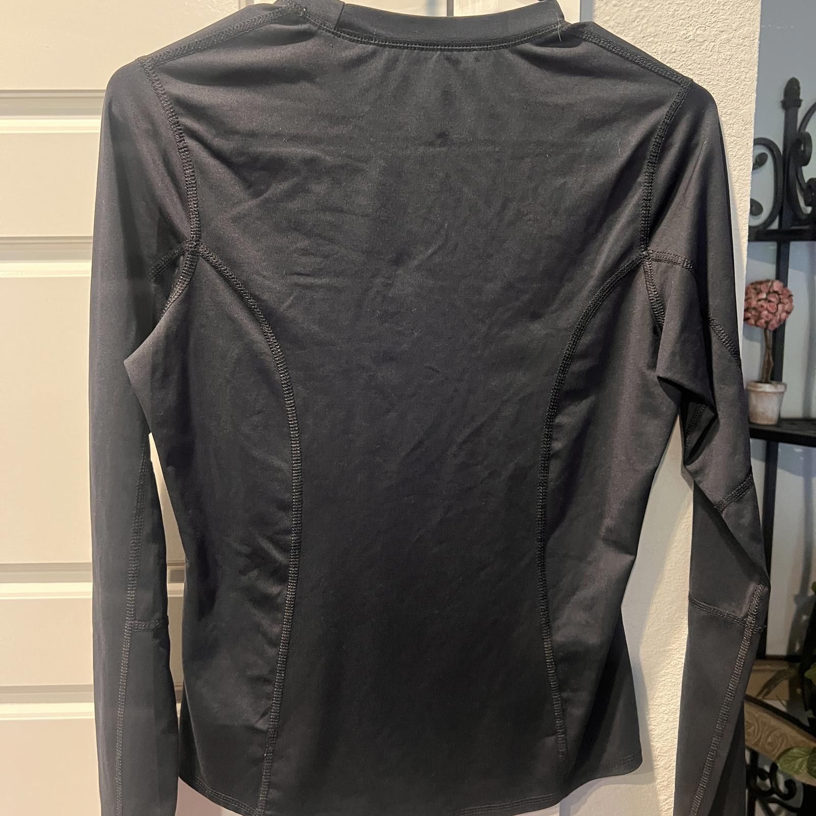 Avia Avia Women's Black Long Sleeve Activewear Top Size S Size ONE SIZE - 2 Thumbnail