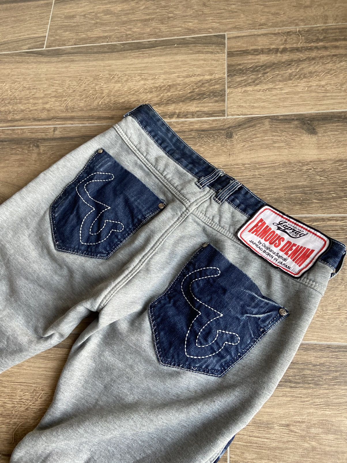 Japanese Brand × Vintage Vintage Japreg Denim by Okishana Samoki denim/cotton y2k Size US 36 / EU 52 - 6 Thumbnail