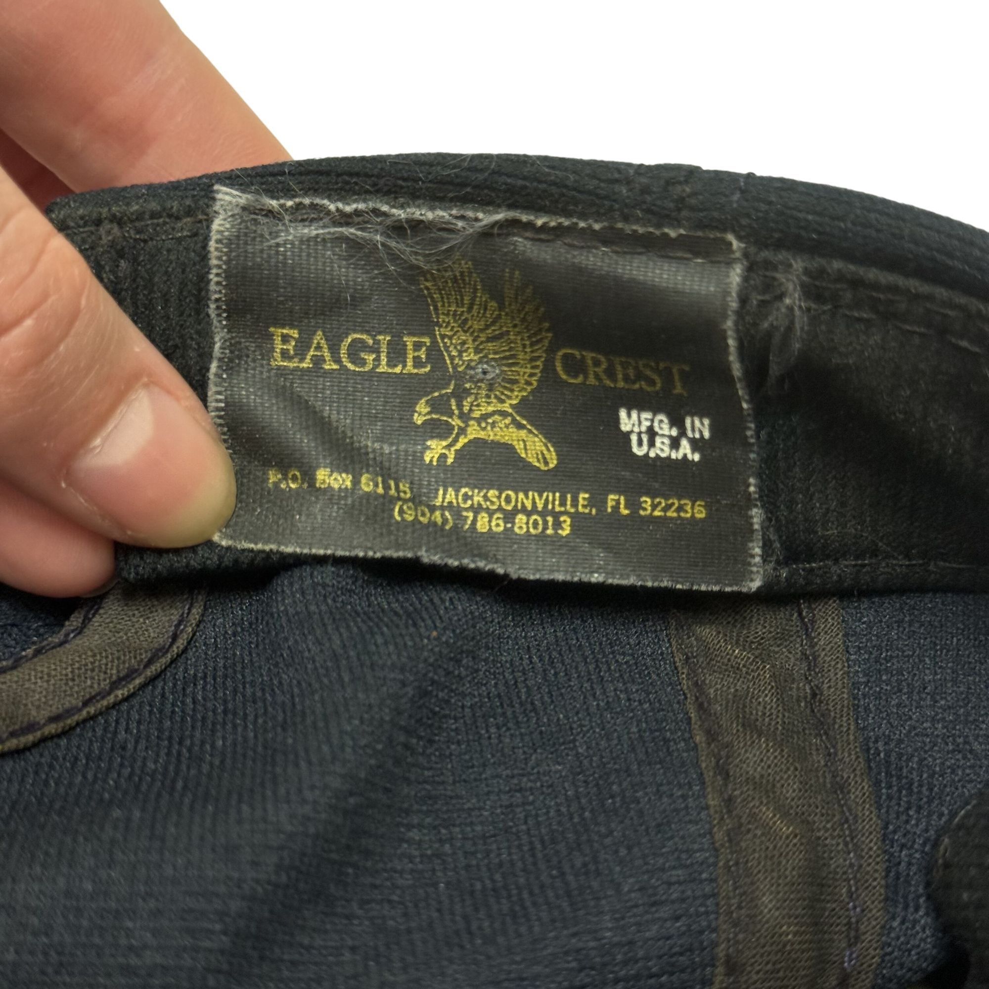 Other Vtg Eagle Crest USS Forrestal CVA-59 SUPERCARRIER Ship Hat Size ONE SIZE - 8 Thumbnail
