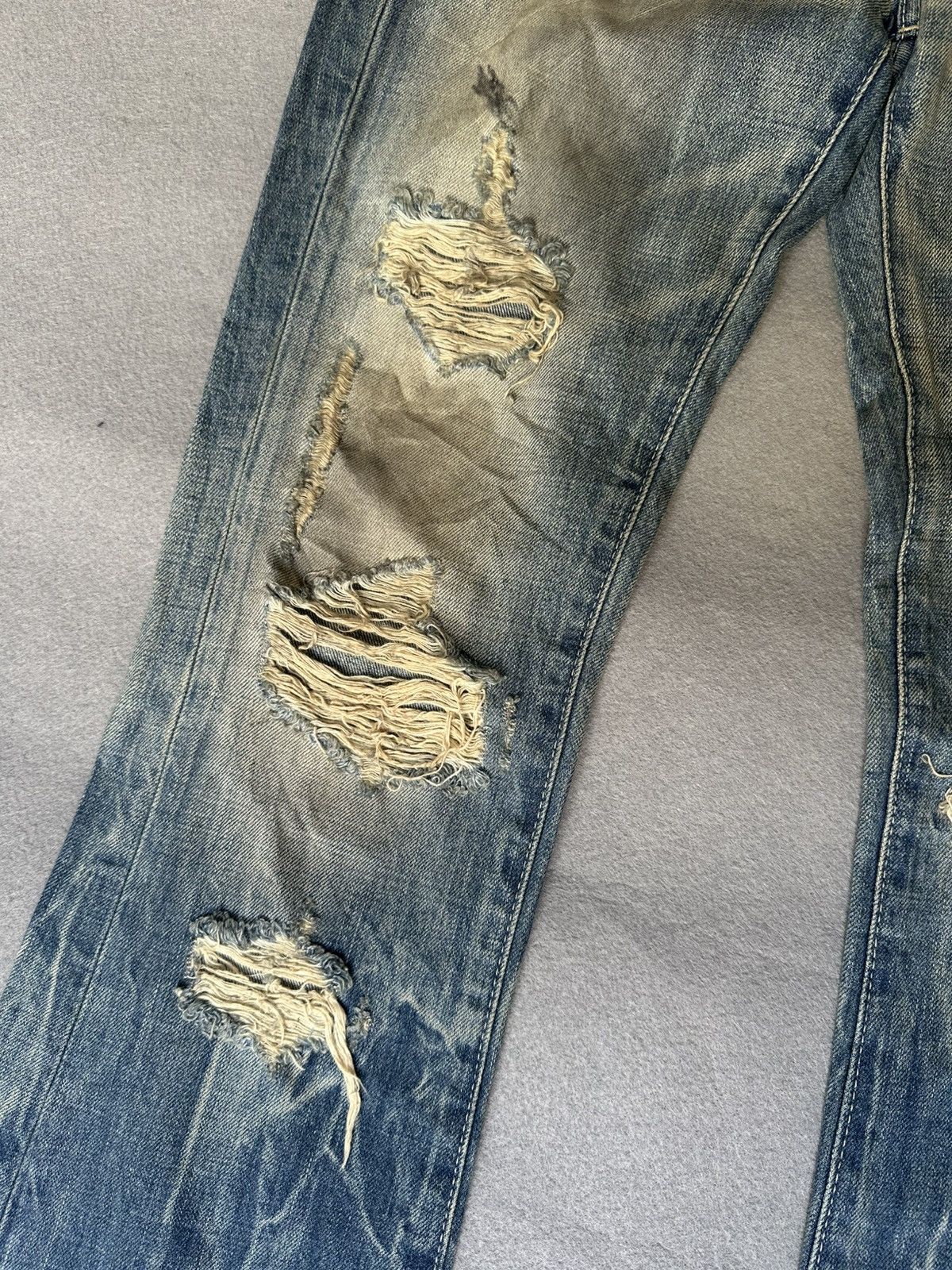 Vanquish FLARE Vanquish Japan Distressed Denim Size US 32 / EU 48 - 7 Thumbnail
