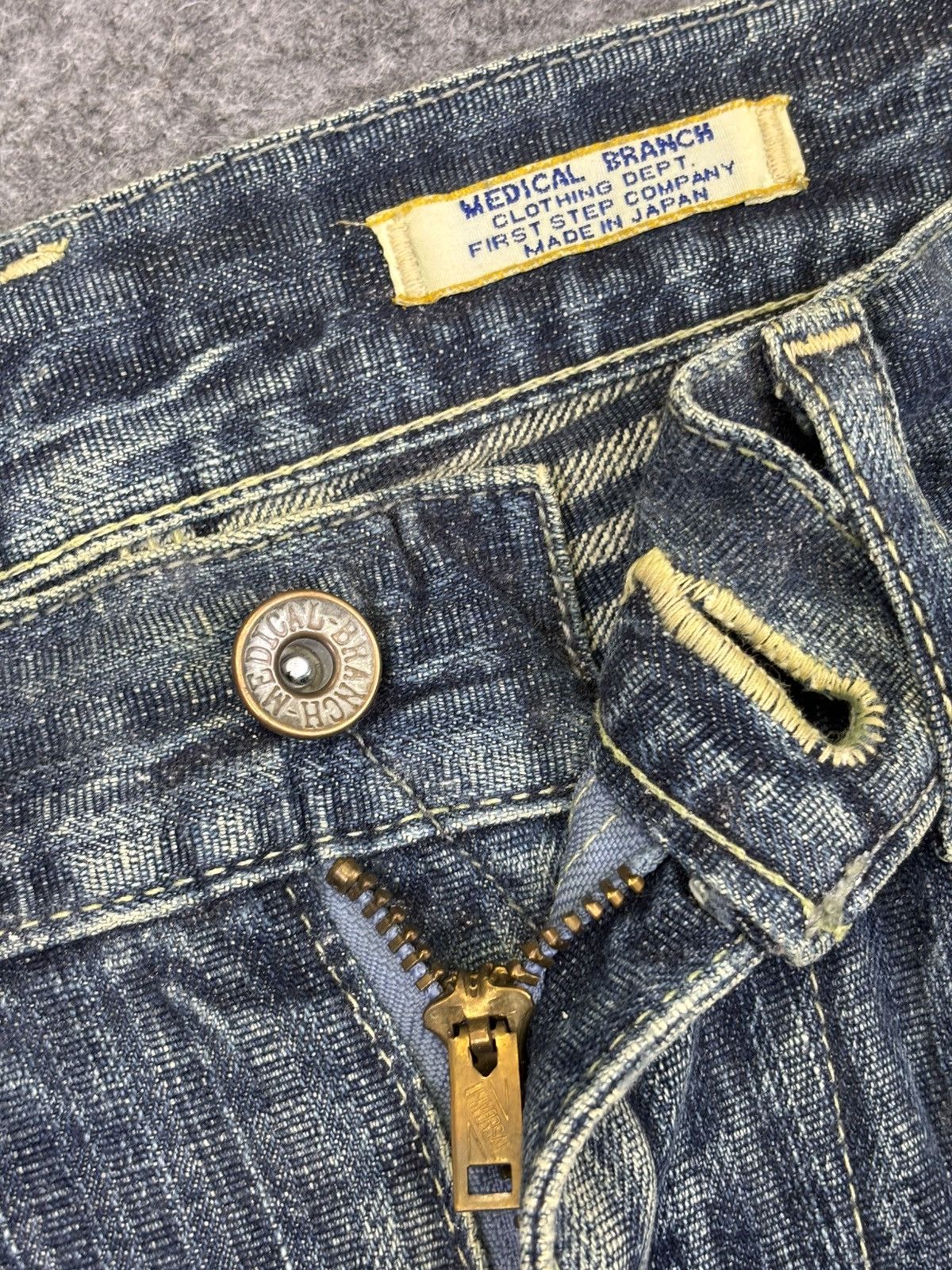 Japanese Brand 💥DOUBLE KNEE💥MEDICAL BRANCH Japan Carpenter Jeans F794 Size US 33 - 7 Thumbnail