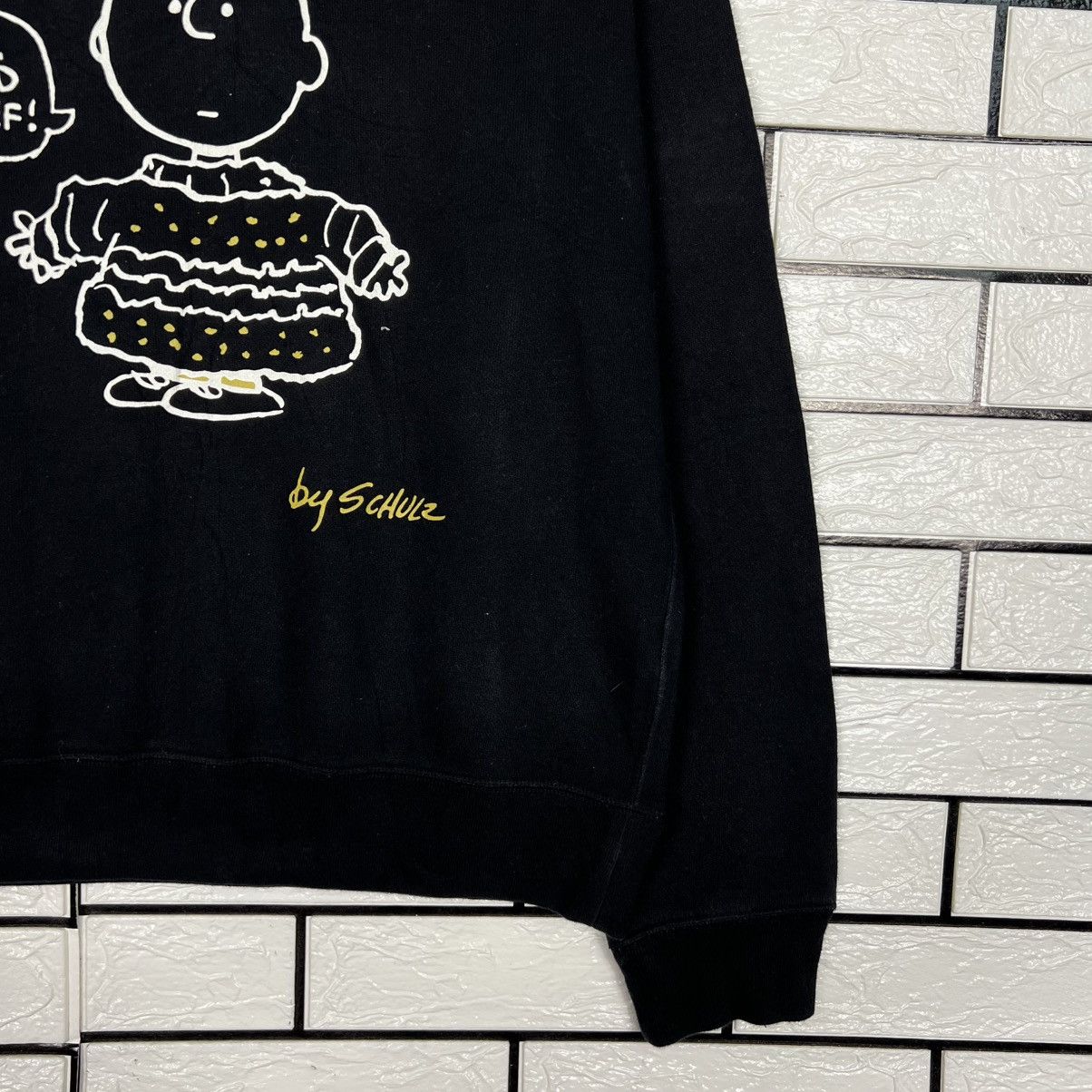 Peanuts UNIQLO X PEANUTS Big Logo Crewneck Sweatshirt #4066-C185 Size US L / EU 52-54 / 3 - 7 Thumbnail