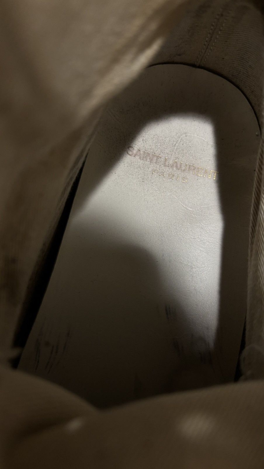 Saint Laurent Paris Saint Laurent Paris “1971 Bad Lieutenant” High Top Sneaker Size US 12 / EU 45 - 12 Thumbnail