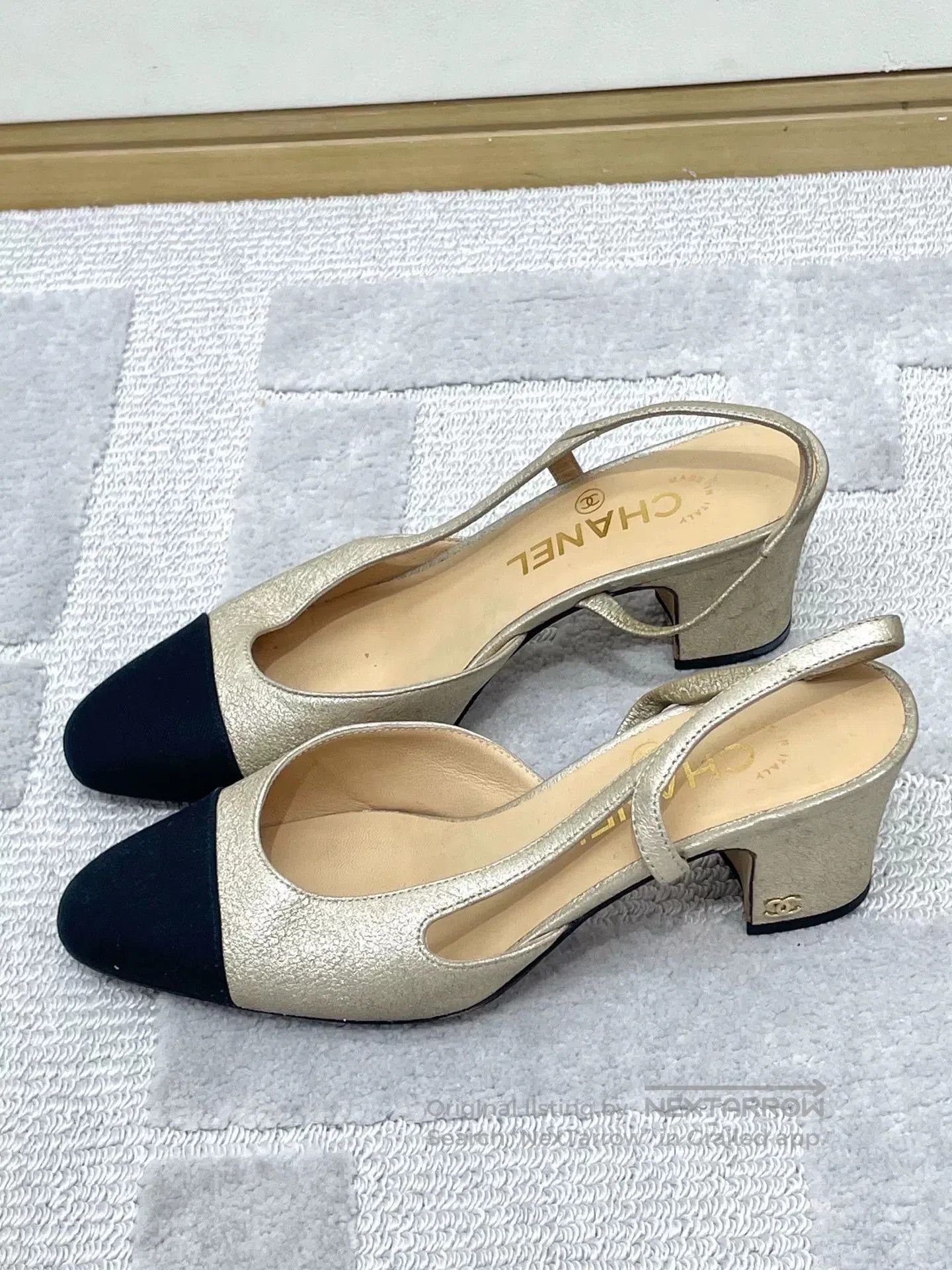 Chanel Chanel Classic Colorblock Chunky Sandals. Size US 4.5 / IT 34.5 - 2 Thumbnail