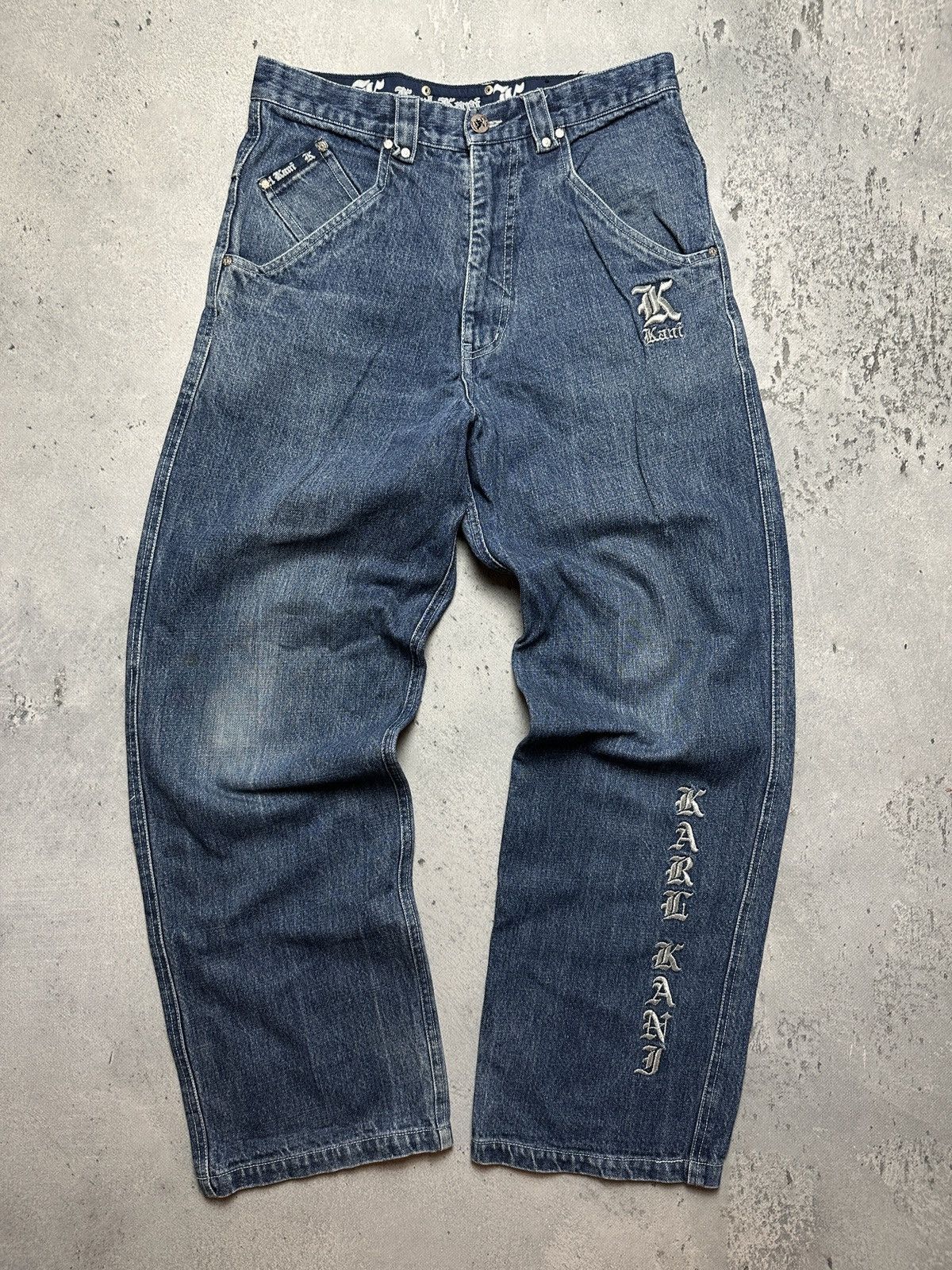 Rare Design Karl Kani Vintage 90s Rap Jeans Wide Pants y2k