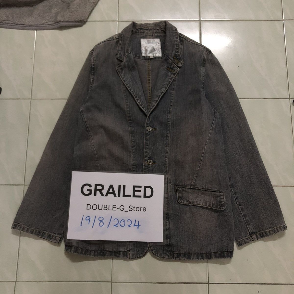 Japanese Brand 📌VINTAGE CHORE WORK DENIM JACKET JAPAN ISSEY MIYAKE Size US L / EU 52-54 / 3 - 5 Thumbnail