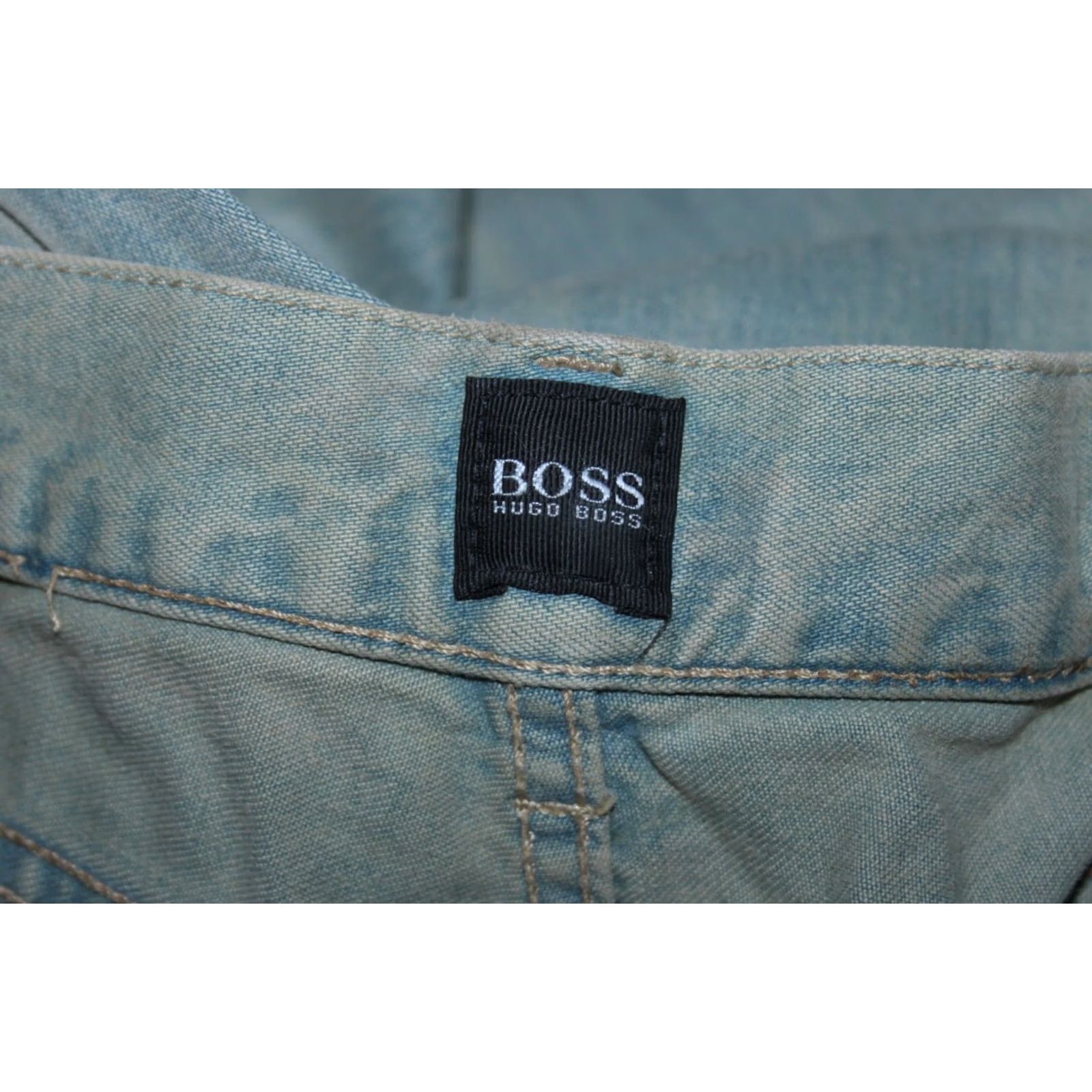 Hugo Boss VINTAGE Hugo Boss Arkansas jeans Green Mens Size W33 L30 Size US 33 - 7 Thumbnail