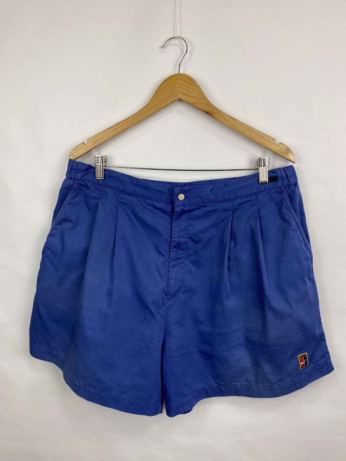Nike 🇺🇸 Vintage 90s Nike Challenge Court Tennis Shorts Rare Retro Size US 36 / EU 52 - 2 Thumbnail