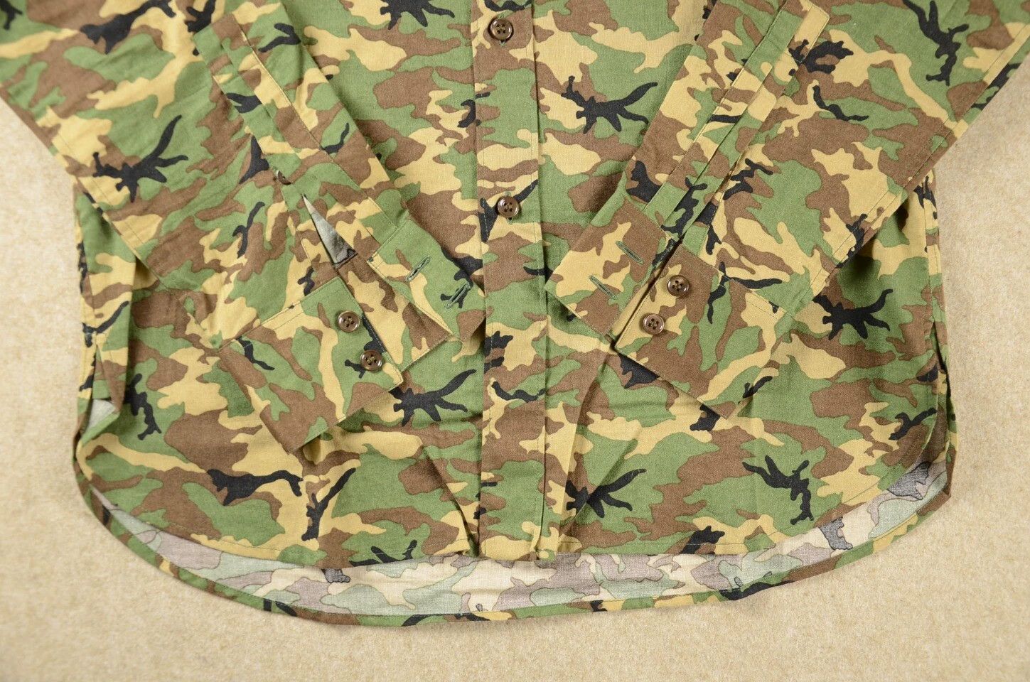 Saint Laurent Paris SLP 2014 Rare Green Camo Shirt Size US XS / EU 42 / 0 - 3 Thumbnail