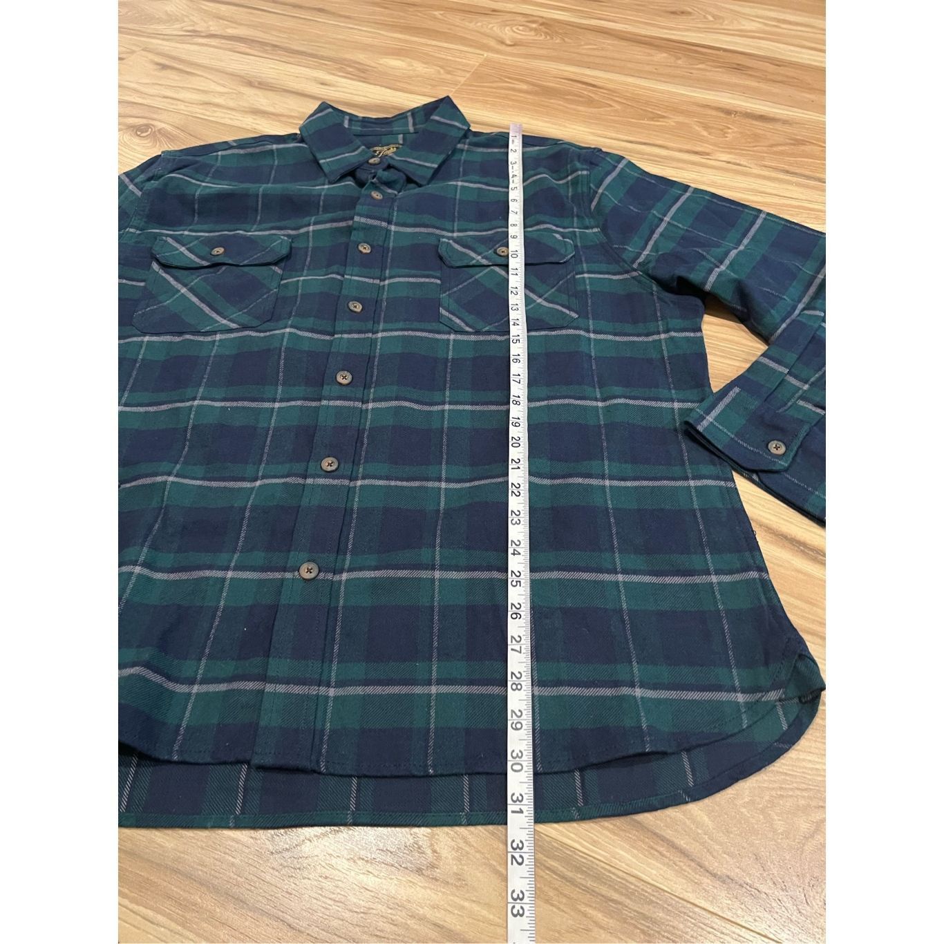 JACHS NY Jachs NWT Mens Heritage Flannel Button Shirt Long Sleeve Blu Size US XXL / EU 58 / 5 - 8 Thumbnail