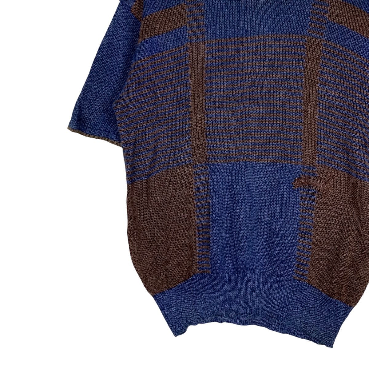 Hardy Amies HARDY AMIES London Big Check Knitted SS Sweater #1189-C54 Size US M / EU 48-50 / 2 - 3 Thumbnail