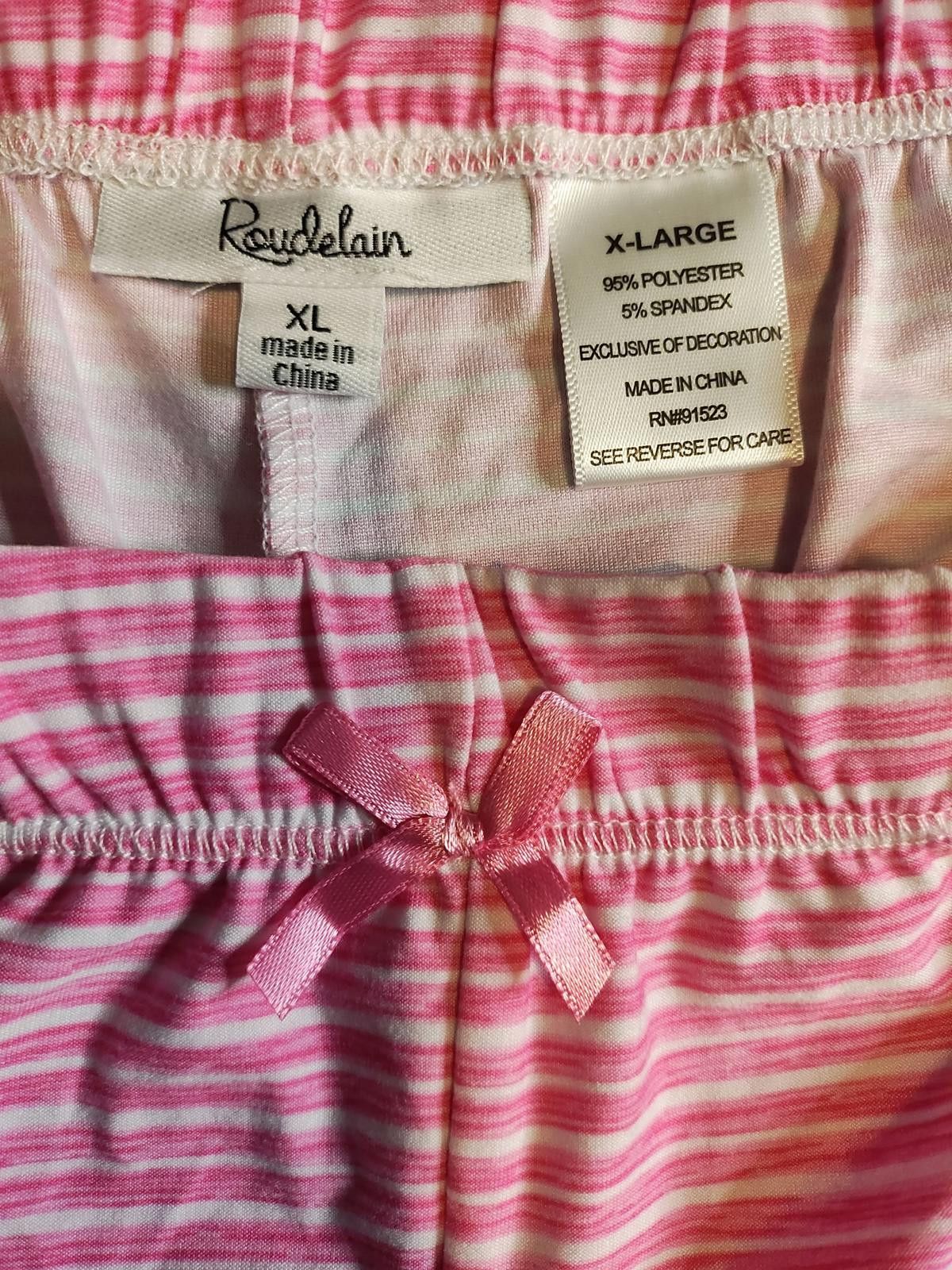 Other Roudelain Pink Striped Women's Casual Shorts Size 40" / US 18 - 4 Thumbnail