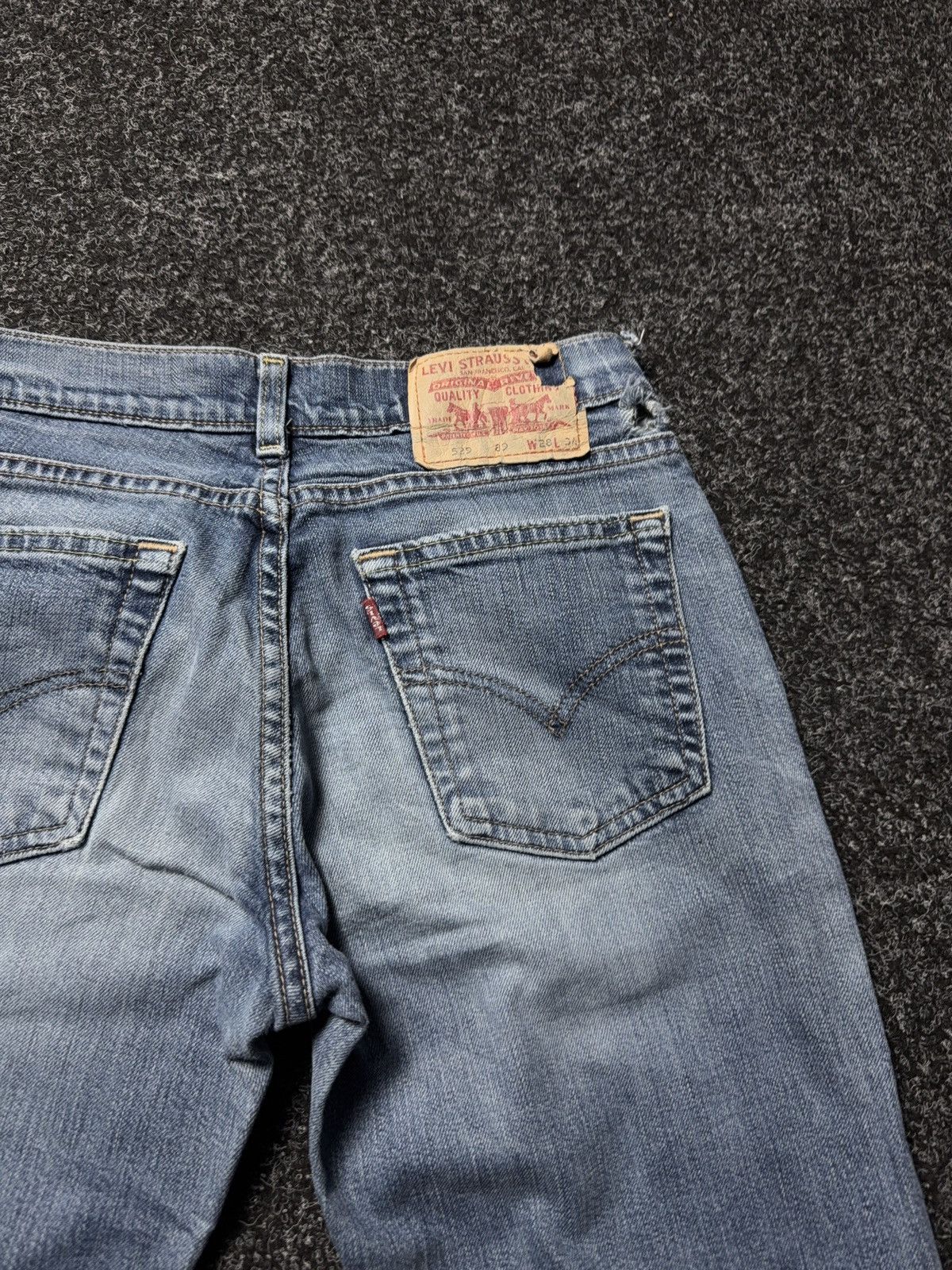 Levi's Vintage 00s Levi’s 529 Curvy Bootcut Jeans Y2K Flare Vintage Size 27" / US 4 / IT 40 - 18 Thumbnail