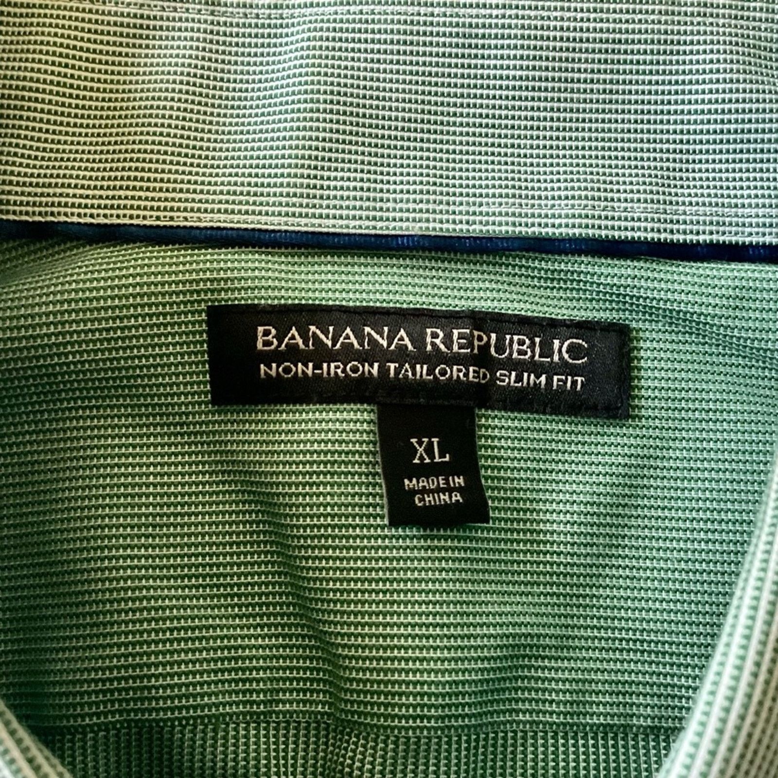 Banana Republic Banana Republic Non-Iron Tailored Slim Fit Shirt Size US XL / EU 56 / 4 - 3 Thumbnail