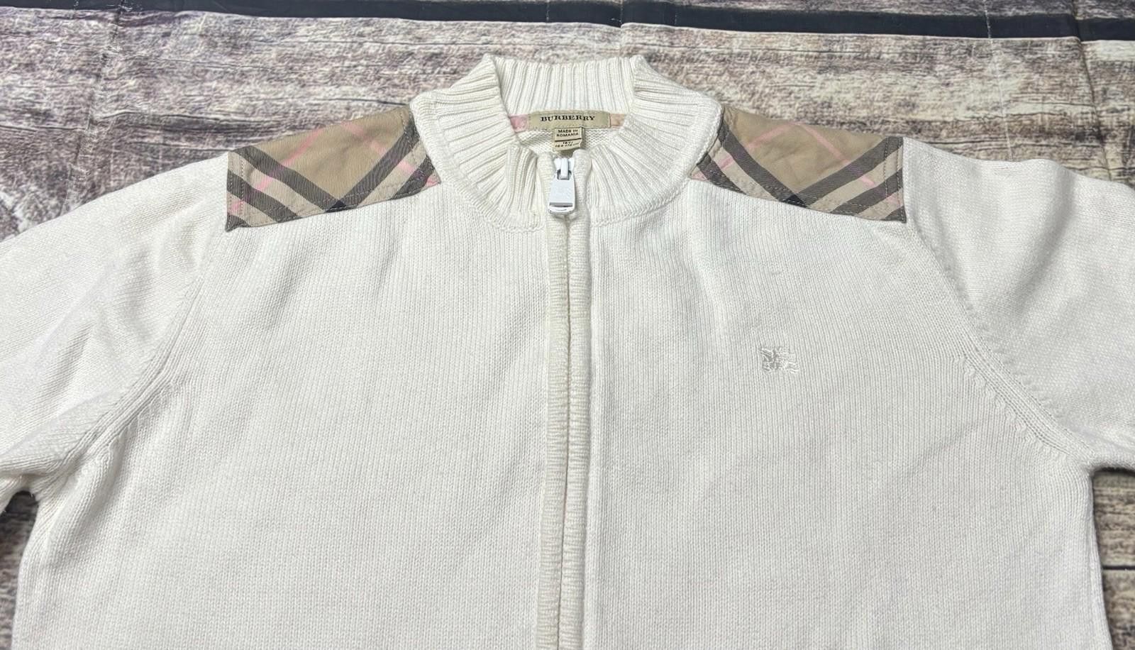 Burberry Burberry Sweater Girls 16Y Womens Small Nova Check Cotton Size S / US 4 / IT 40 - 4 Thumbnail