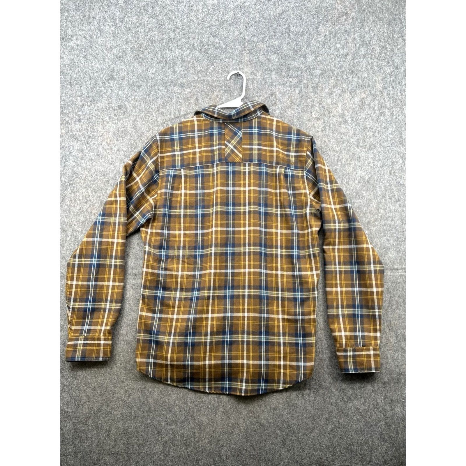 Marmot Marmot Button-Up Shirt Plaid Flannel Brown Tan Orange Men’s Medium Size M Chest 46 Outdoor Casual Travel Pocketed Regular Fit Size US M / EU 48-50 / 2 - 6 Thumbnail