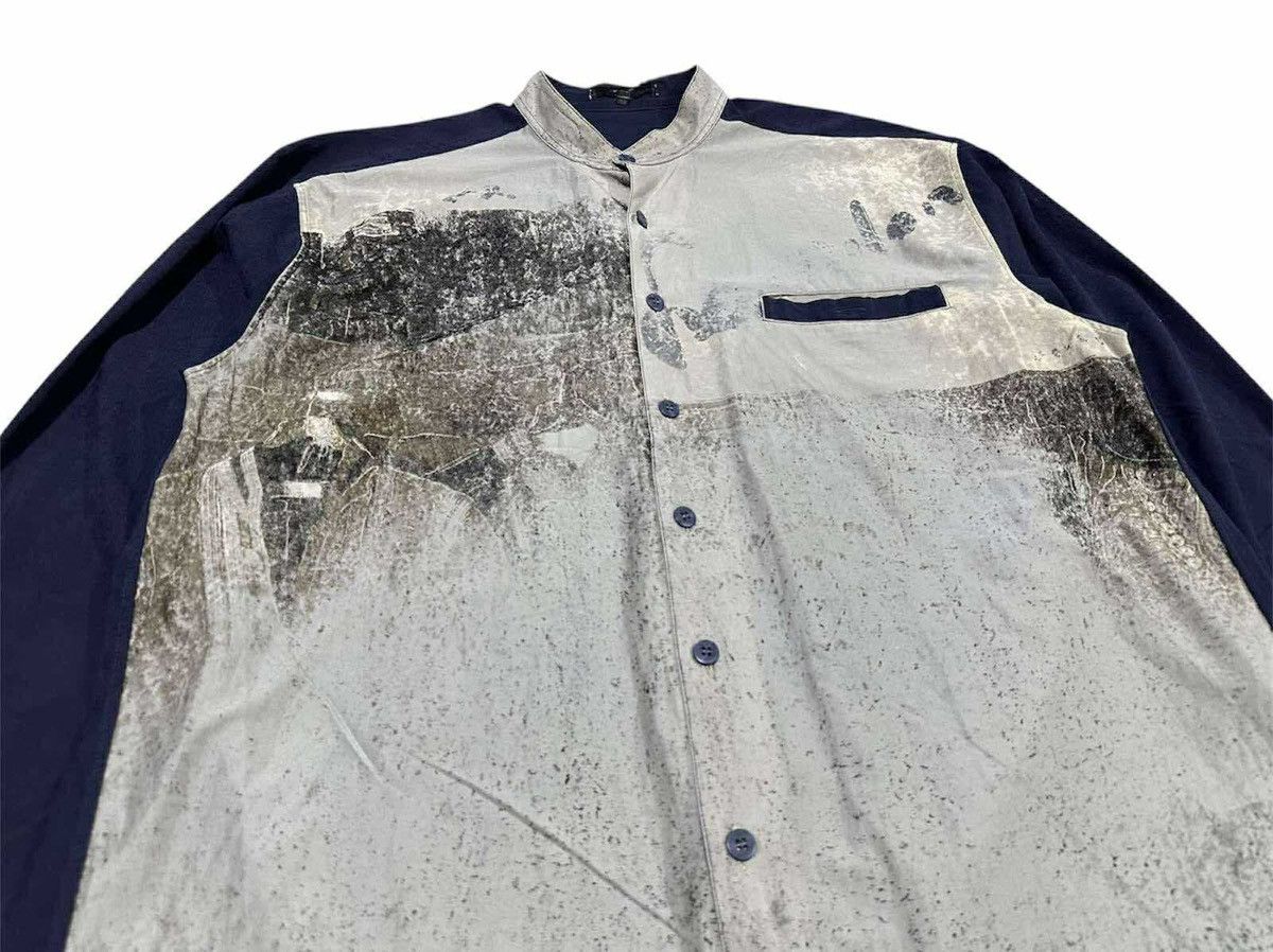 Japanese Brand 🔥Vintage Japanese Art Mandarin Collar Shirt Long Sleeve Size US XL / EU 56 / 4 - 2 Thumbnail