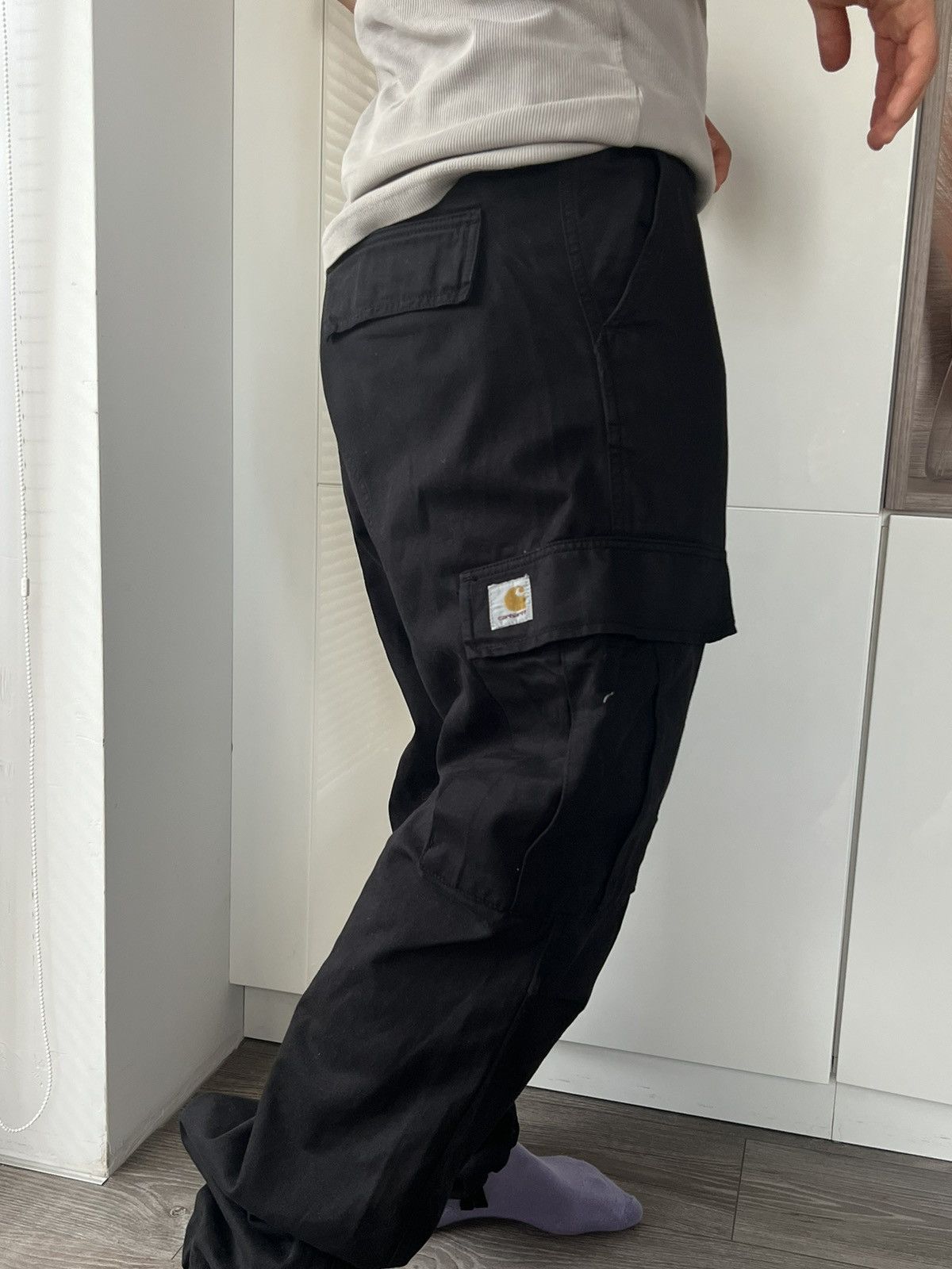 Carhartt × Carhartt Wip ‼️Carhartt Wip Regular Cargo Y2k Box Logo Rap Pants‼️ Size US 36 / EU 52 - 2 Thumbnail