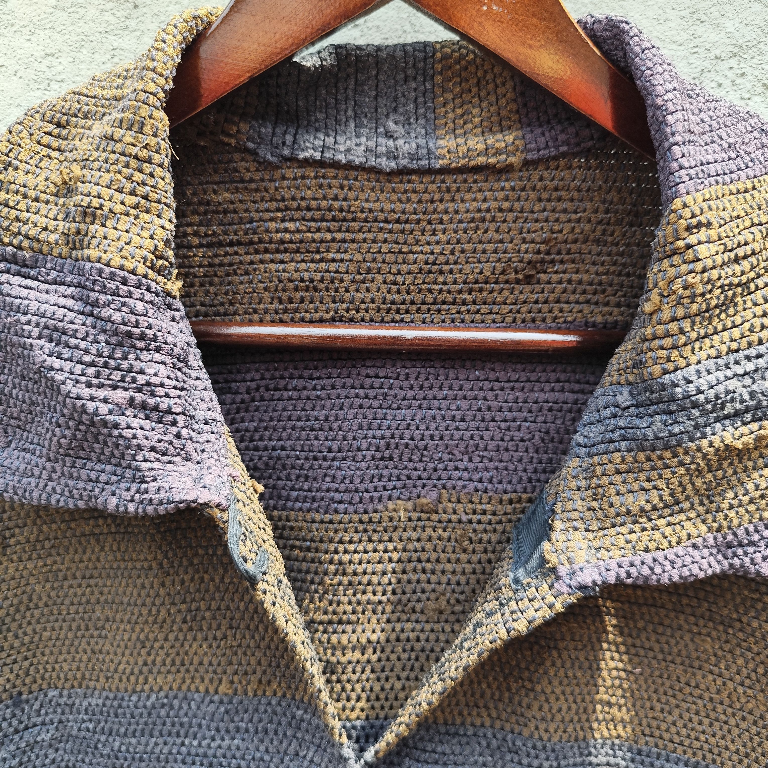 Japanese Brand RARE BURLAP JACKET HIPPIE Size US XL / EU 56 / 4 - 5 Thumbnail
