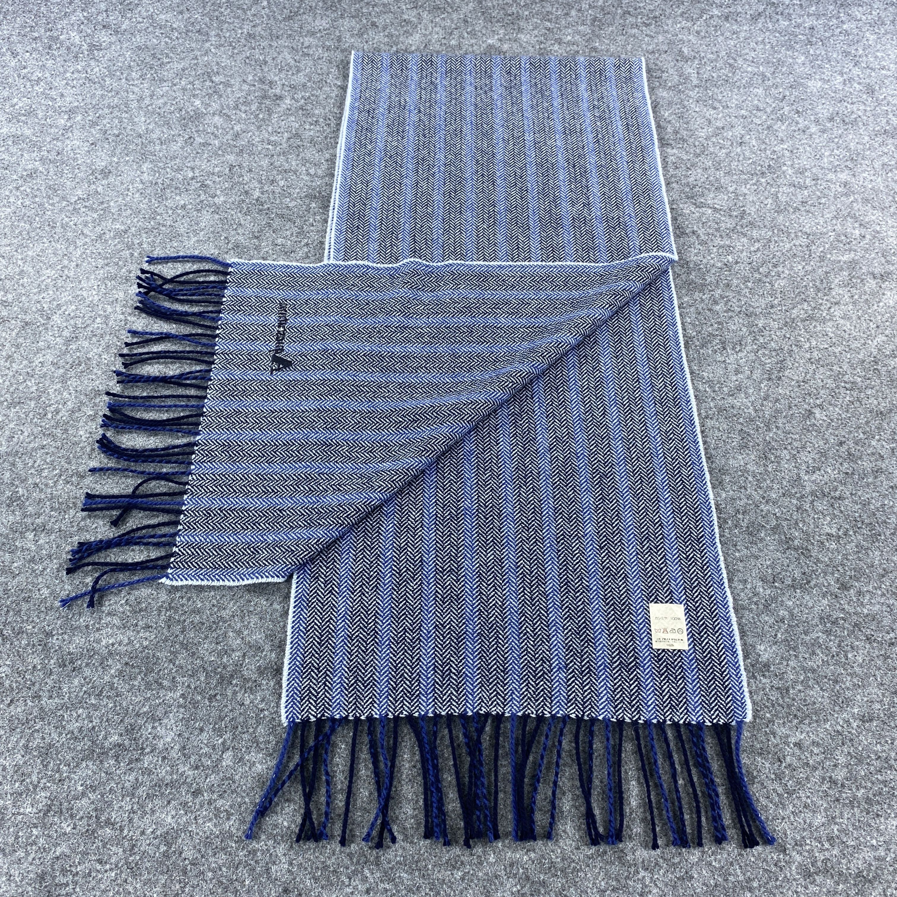 Aquascutum × Vintage GF10589 Aquascutum Scarf Neck Wear Muffler Nova Check Size ONE SIZE - 5 Thumbnail