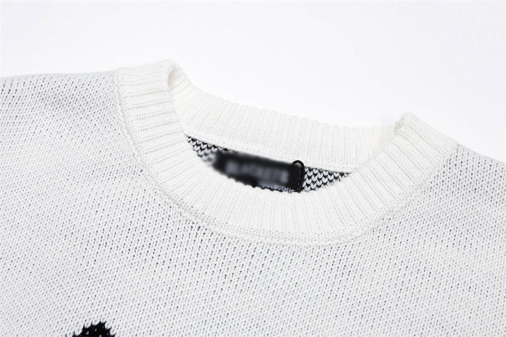 Vintage Men's loose casual high street jacquard crew neck sweater Size US M / EU 48-50 / 2 - 3 Thumbnail