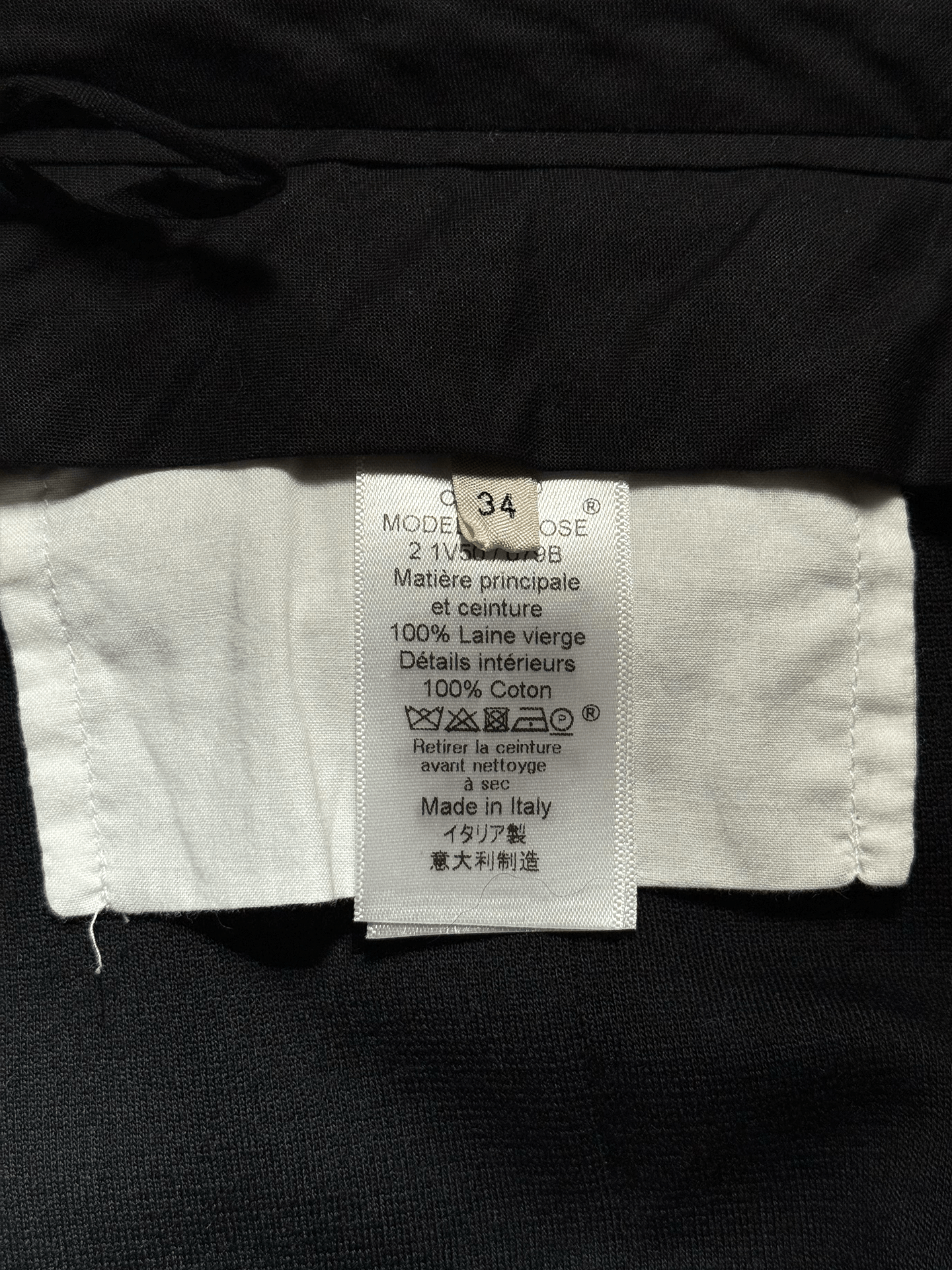 Celine Celine front pocket black flared pants Size 25" / US 0 / IT 36 - 4 Thumbnail