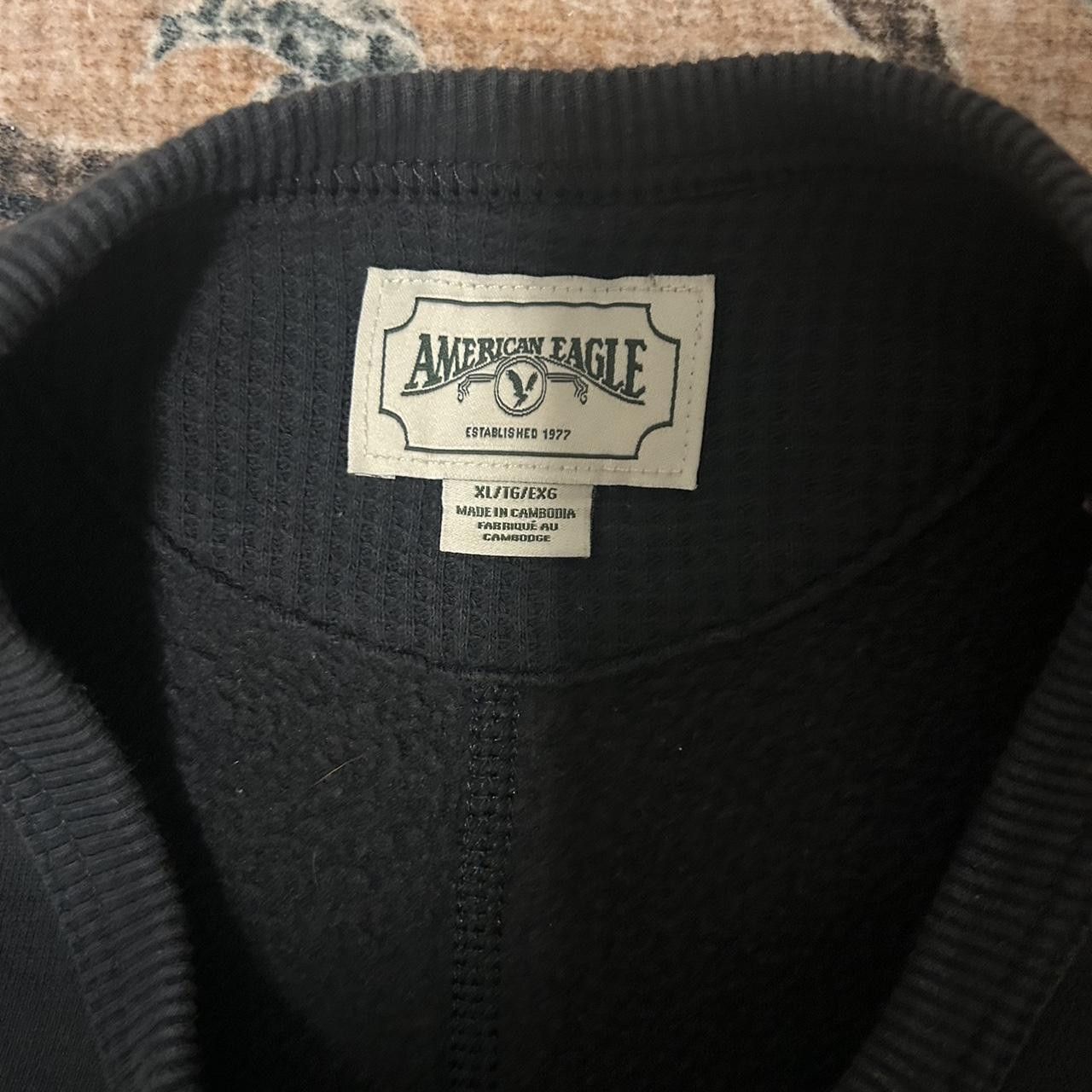 American Eagle Outfitters American Eagle Black Crewneck Sweatshirt XL Size US XL / EU 56 / 4 - 2 Thumbnail