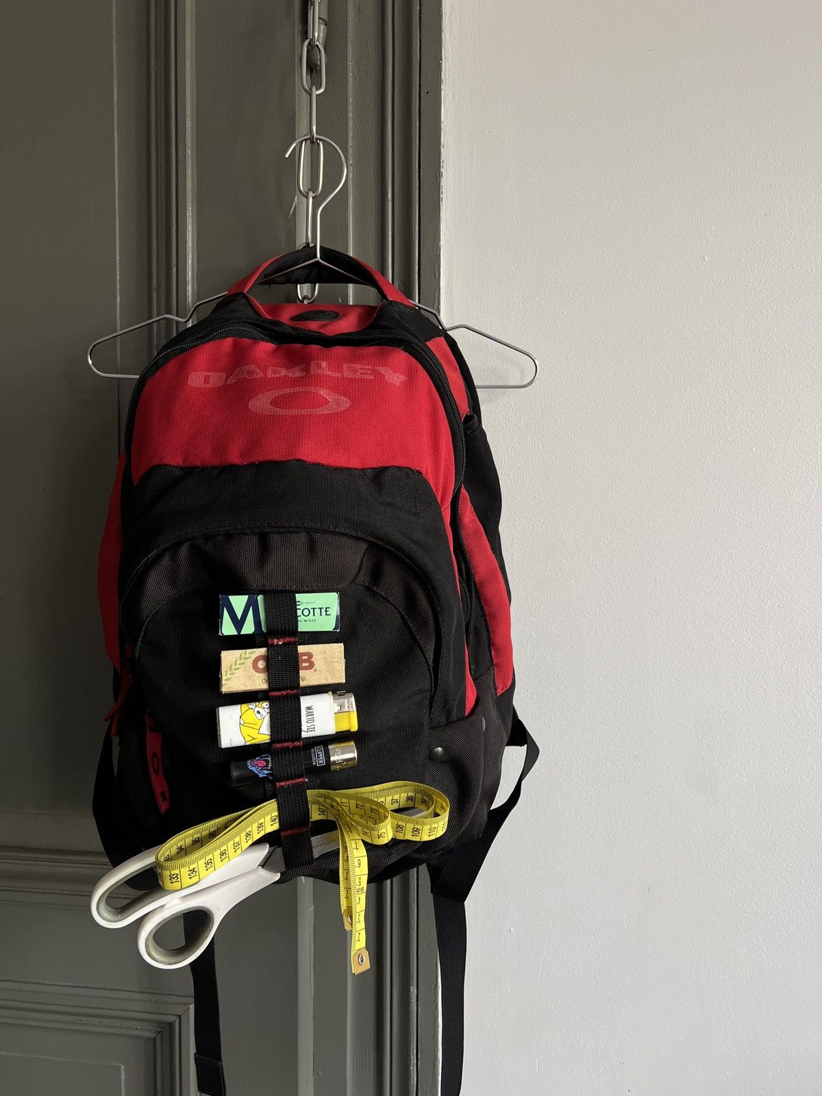 Oakley Oakley Vintage Red Backpack Gorpcore Backpack Size ONE SIZE - 3 Thumbnail