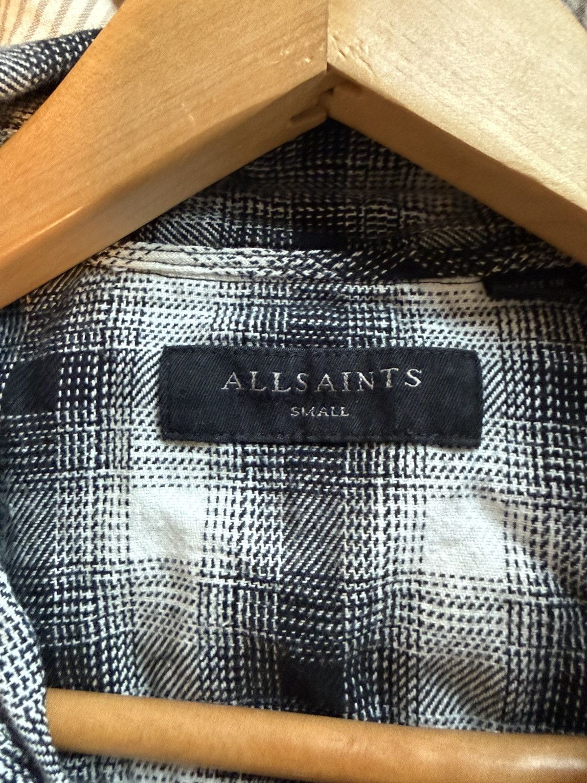 Allsaints All saints button up grey plaid shirt Size US S / EU 44-46 / 1 - 2 Thumbnail
