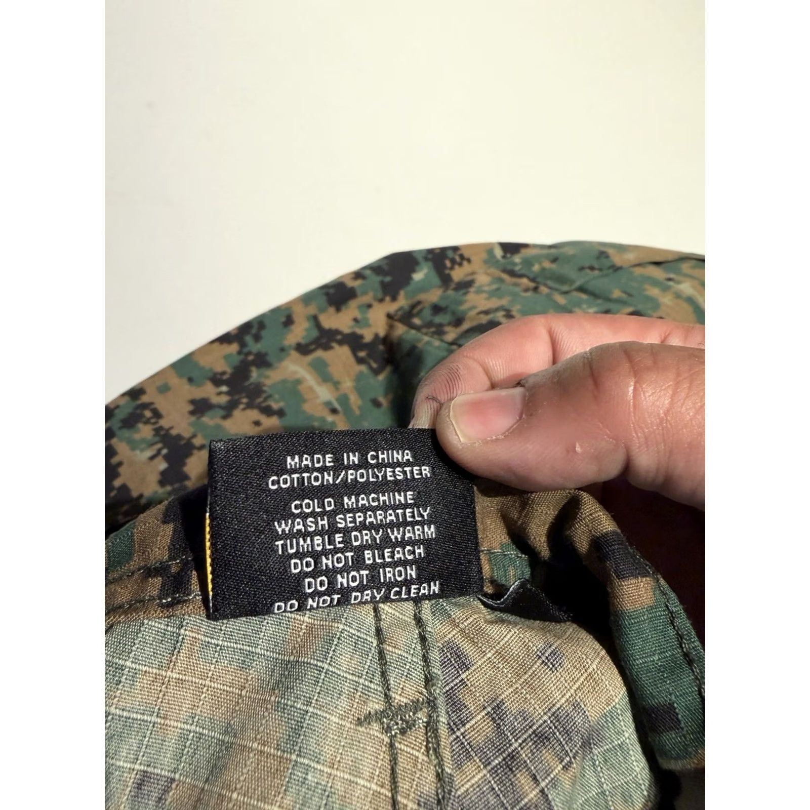 Backbone BACKBONE Pants Men Large Multicolor Camouflage Cargo Military Marpat Army Tactical BDU 36x31.5 Mens Size US 33 - 7 Thumbnail