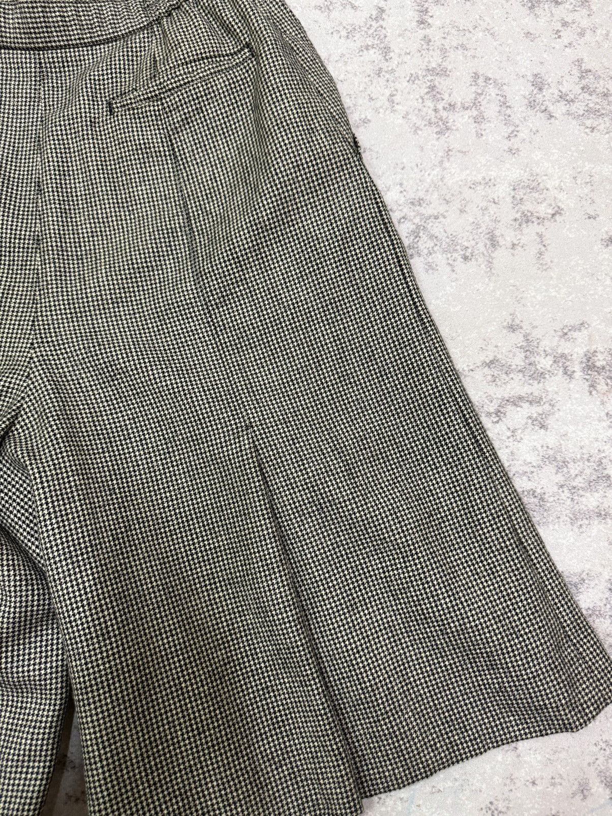 Ellesse Vintage Ellesse Golf Wide Leg Plated Wool Short Pants Size 26" / US 2 / IT 38 - 15 Thumbnail