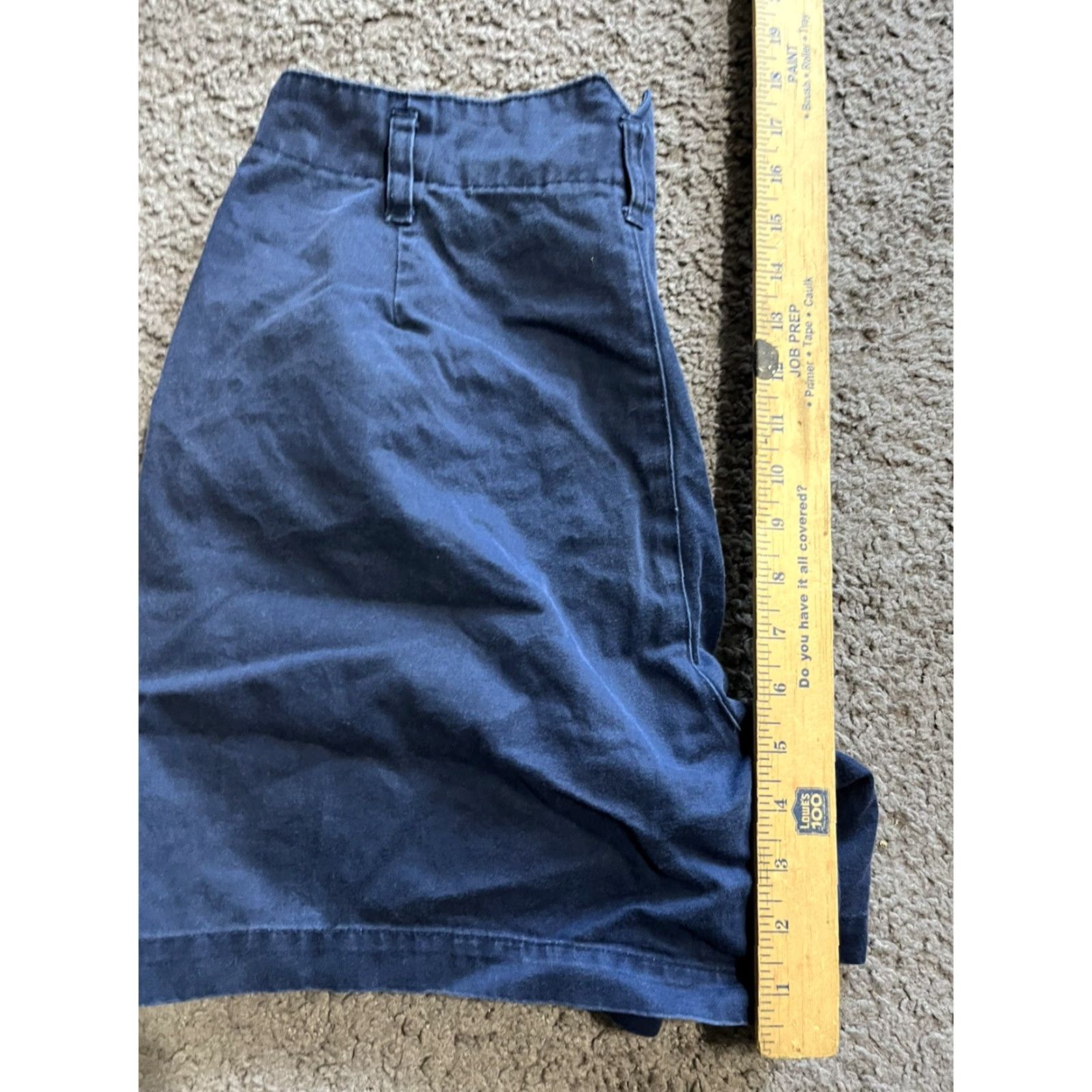 Gloria Vanderbilt Vtg Gloria Vanderbilt Navy Blue Women Shorts Sz 12 Petite Classic High Waist Size 34" / US 12 / IT 48 - 4 Thumbnail
