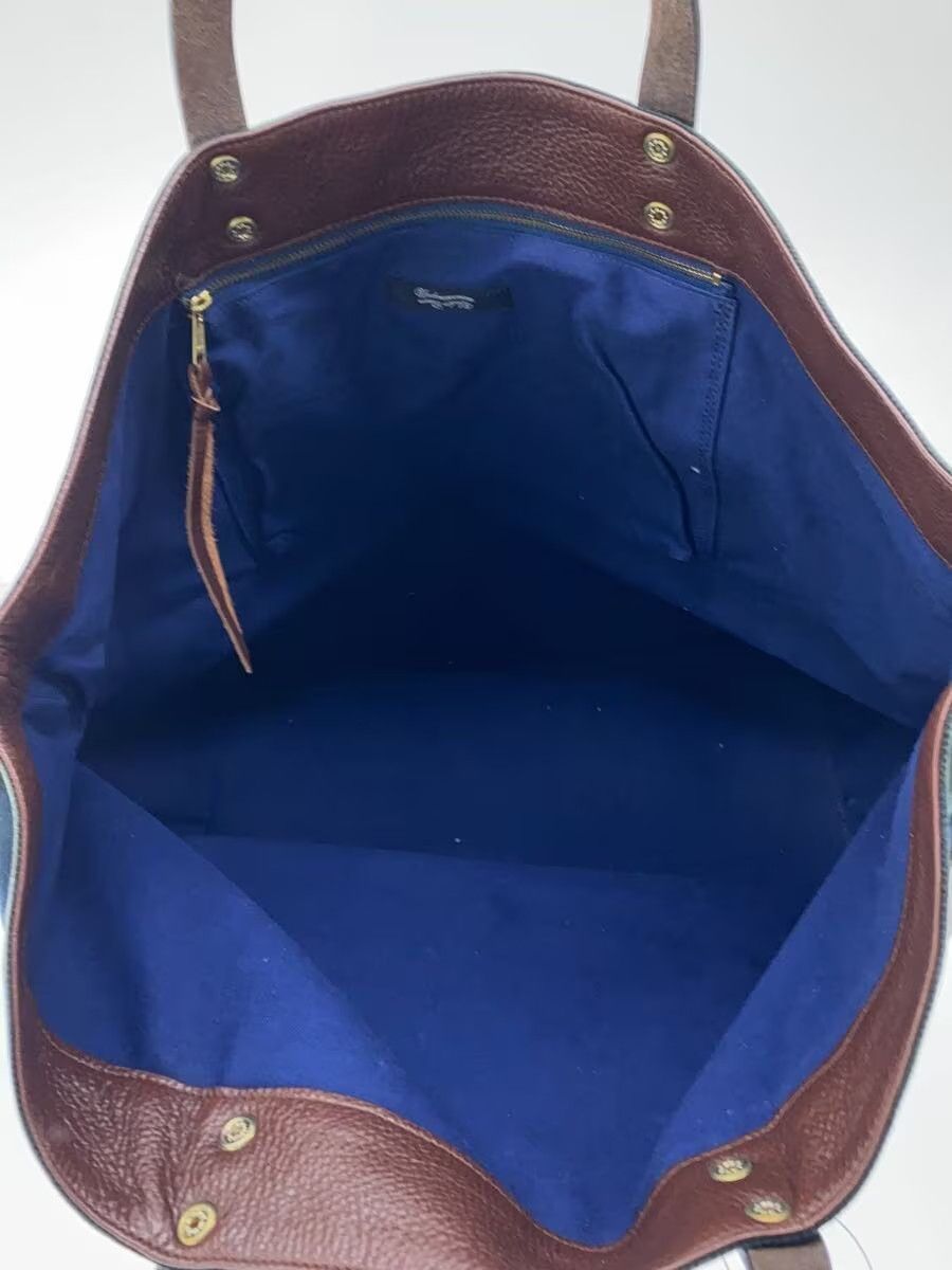 Undercover Plaid Leather Tote Bag Size ONE SIZE - 5 Thumbnail