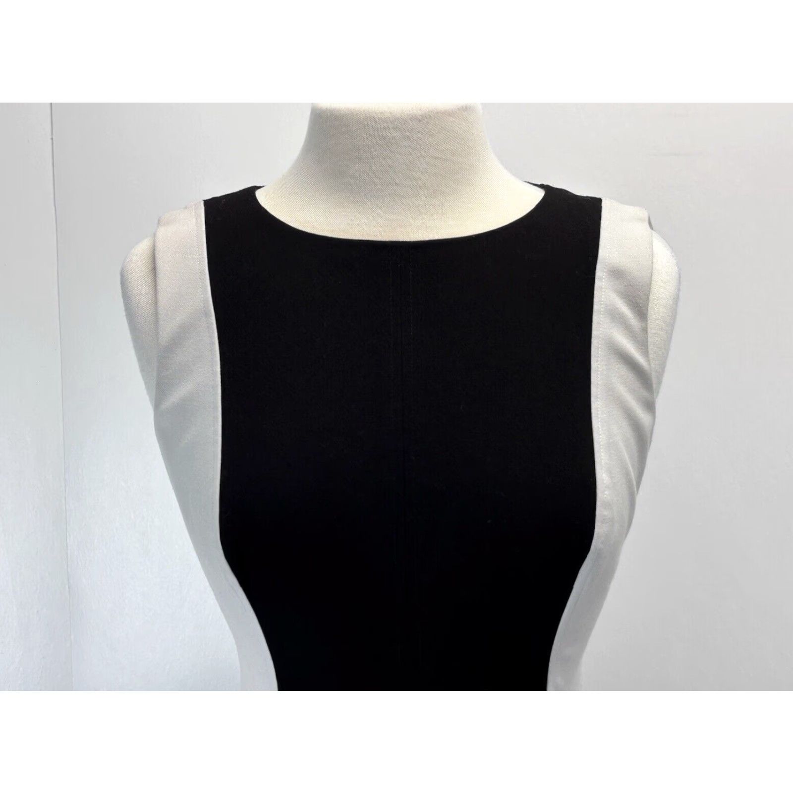 Ralph Lauren Lauren Ralph Lauren Sheath Dress Sz 6 Women’s Black Grey Short Sleeveless Size 28" / US 6 / IT 42 - 4 Thumbnail