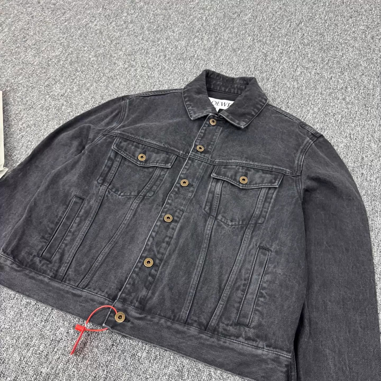 Loewe Loewe Square Logo Washed Denim Jacket 48 99New Size US M / EU 48-50 / 2 - 4 Thumbnail
